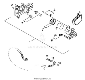 Caliper Rear Schematic
