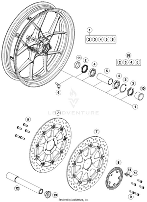 Front Wheel Schematic