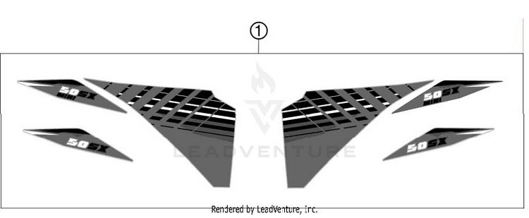Decal 50 SX Chassis - 2012 Schematic