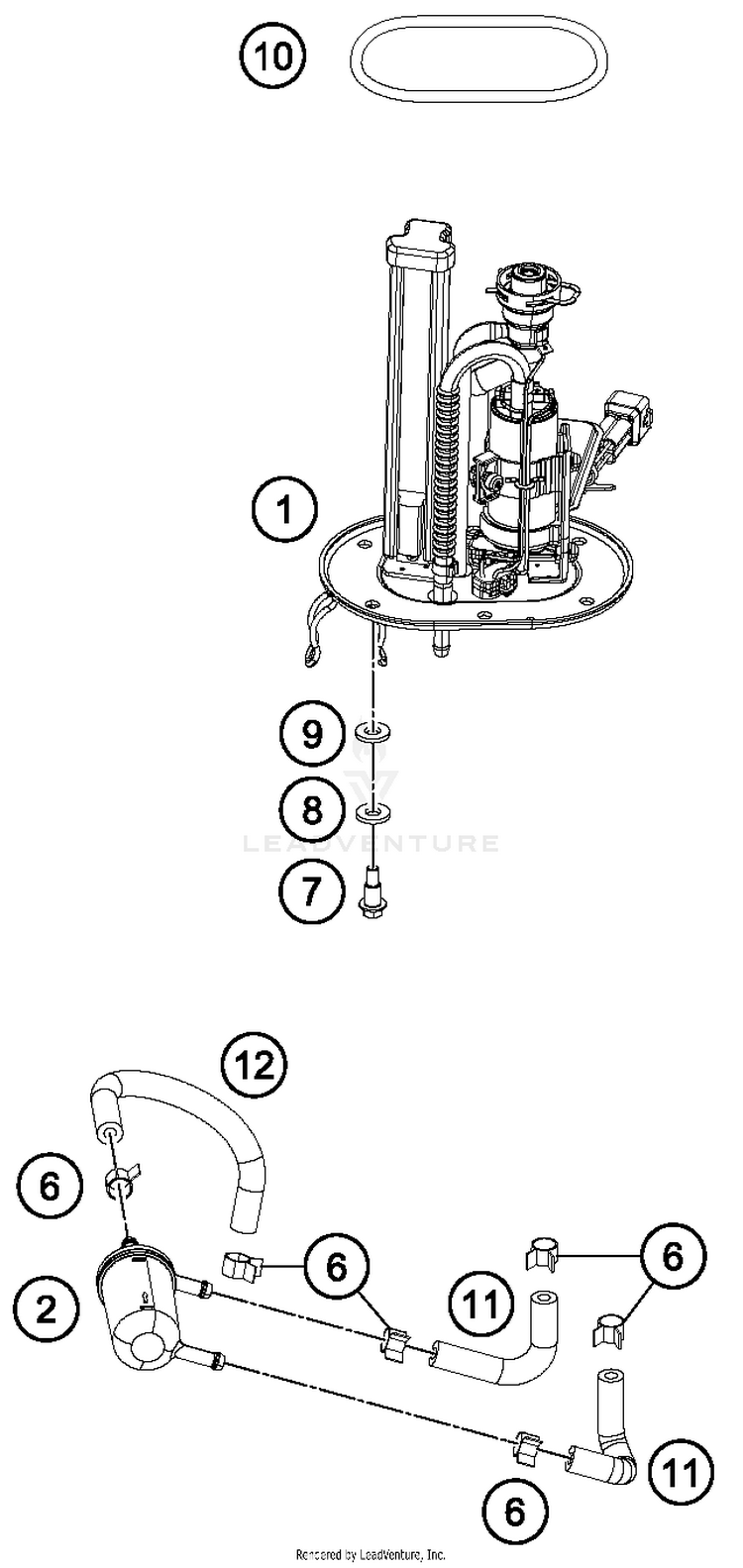 Fuel Pump RC 390 WHITE Chassis - 2016 Schematic