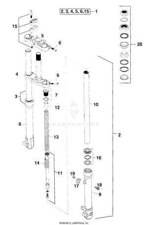 Front Fork Schematic
