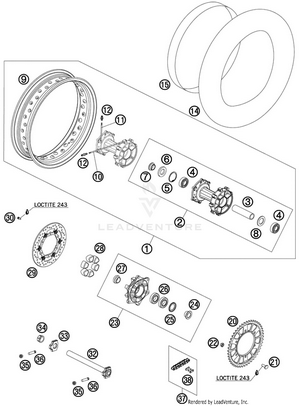 Rear Wheel Schematic