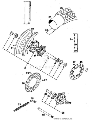 Rear Wheel Schematic