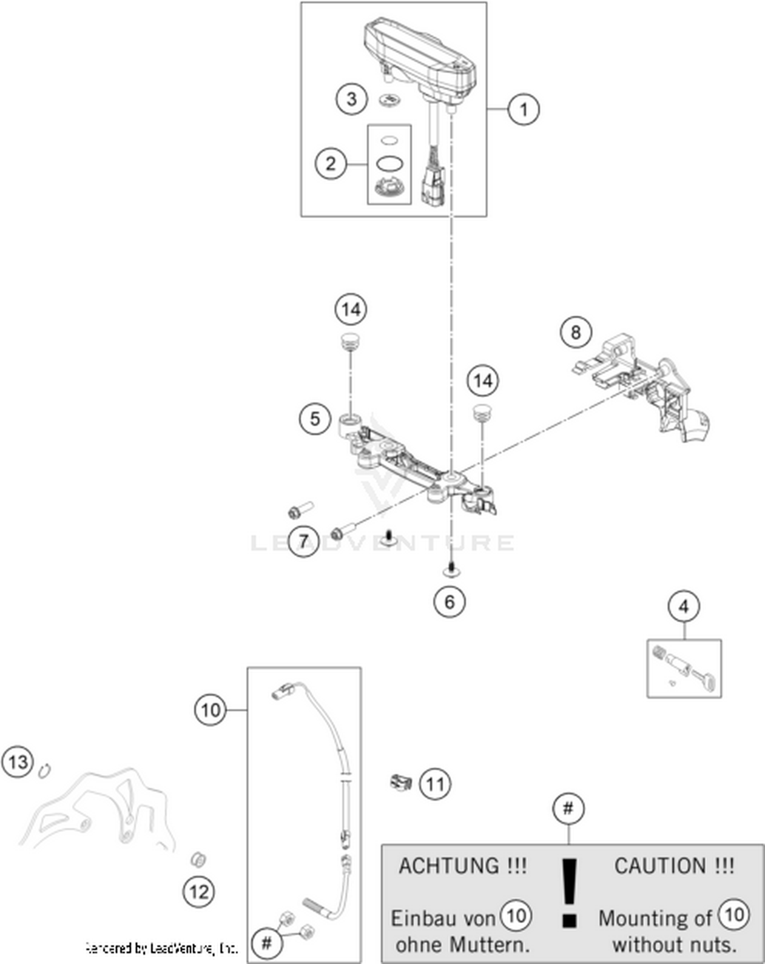 14 INSTRUMENTS / LOCK SYSTEM