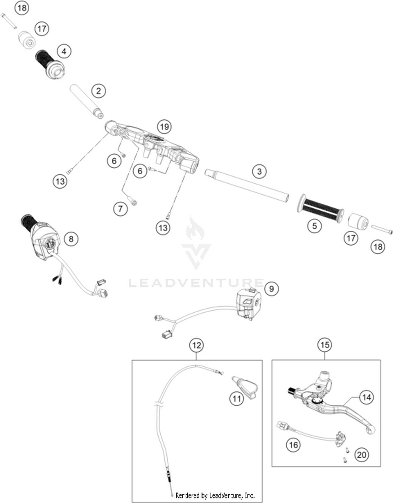 02 HANDLEBAR, CONTROLS