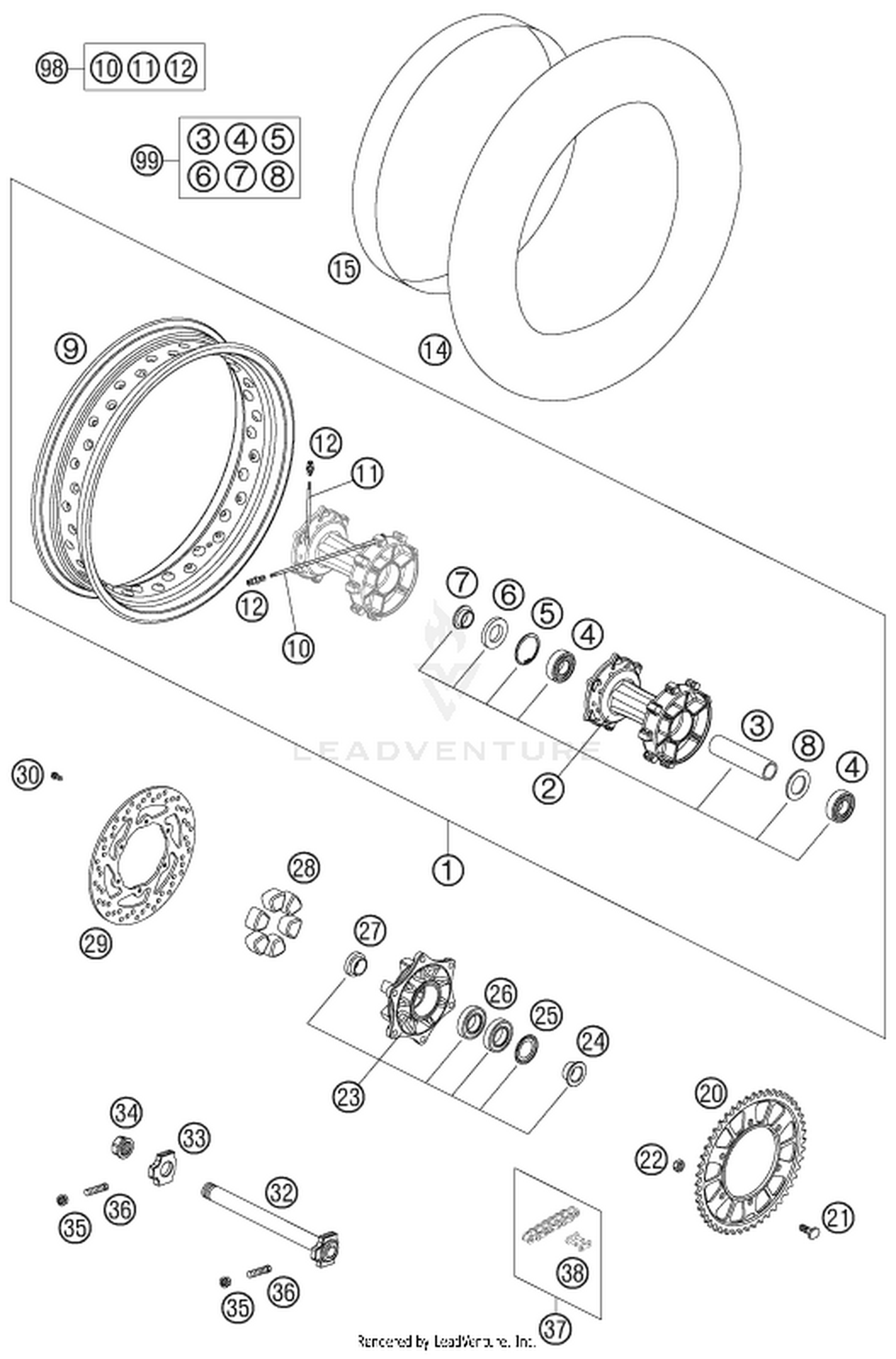 10 REAR WHEEL