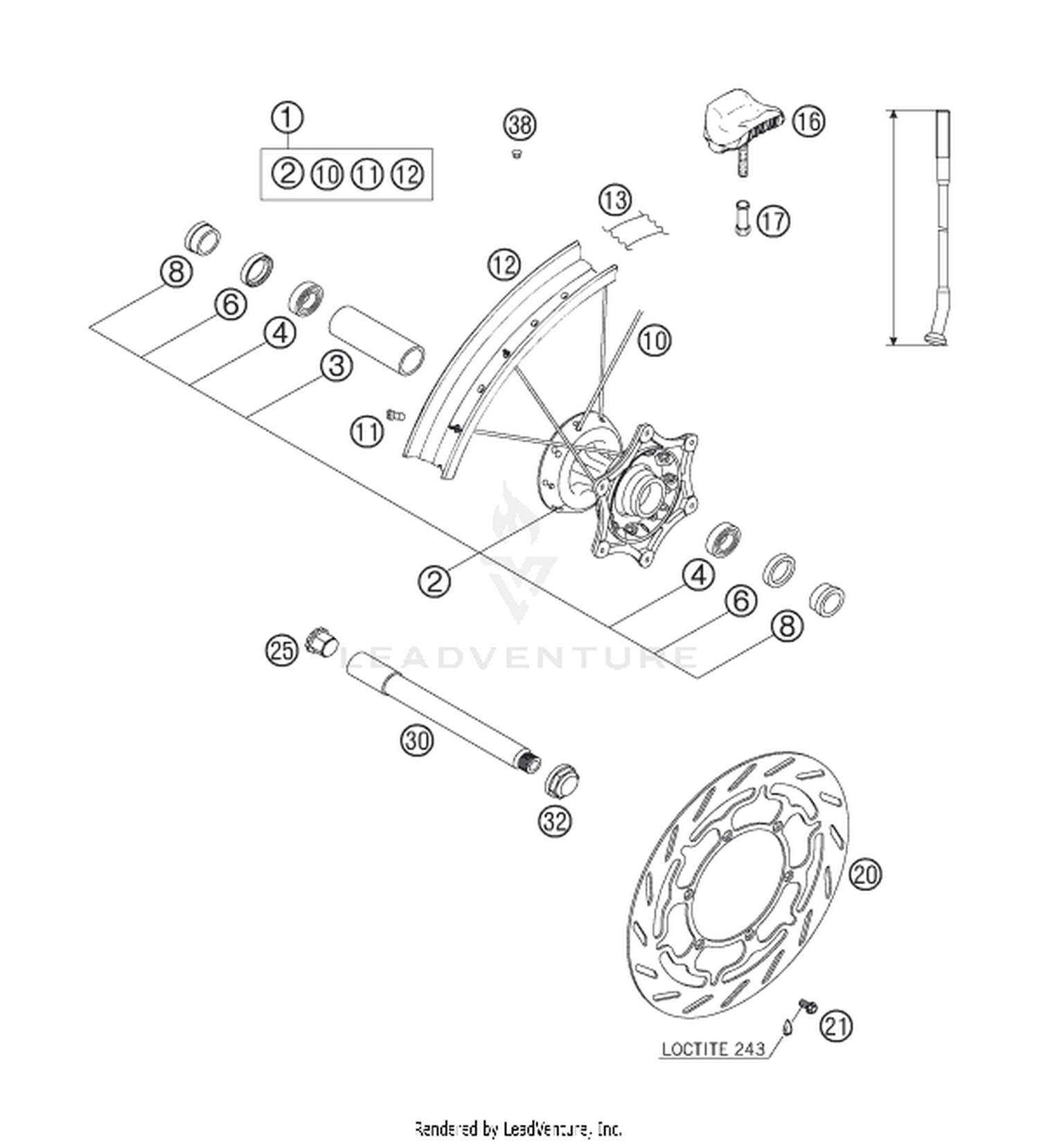 09 FRONT WHEEL