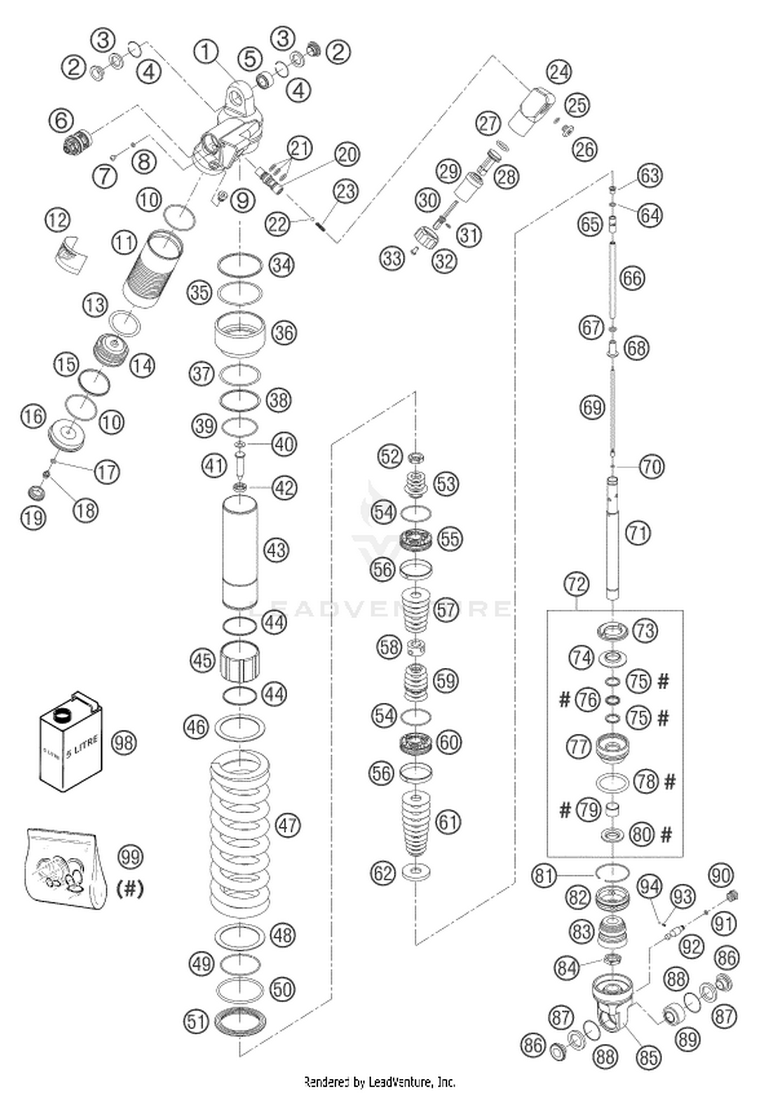 04 SHOCK ABSORBER DISASSEMBLED