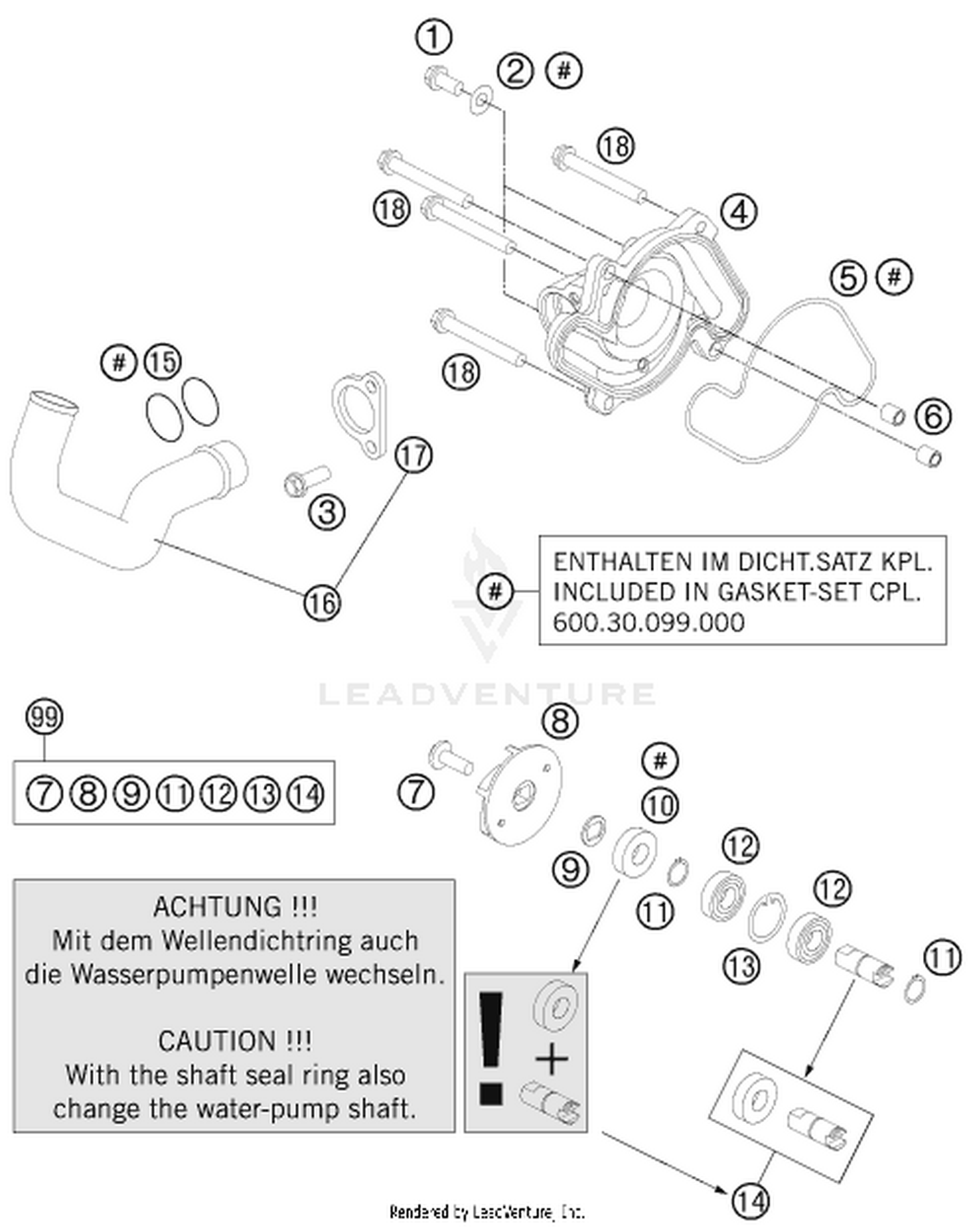 35 WATER PUMP