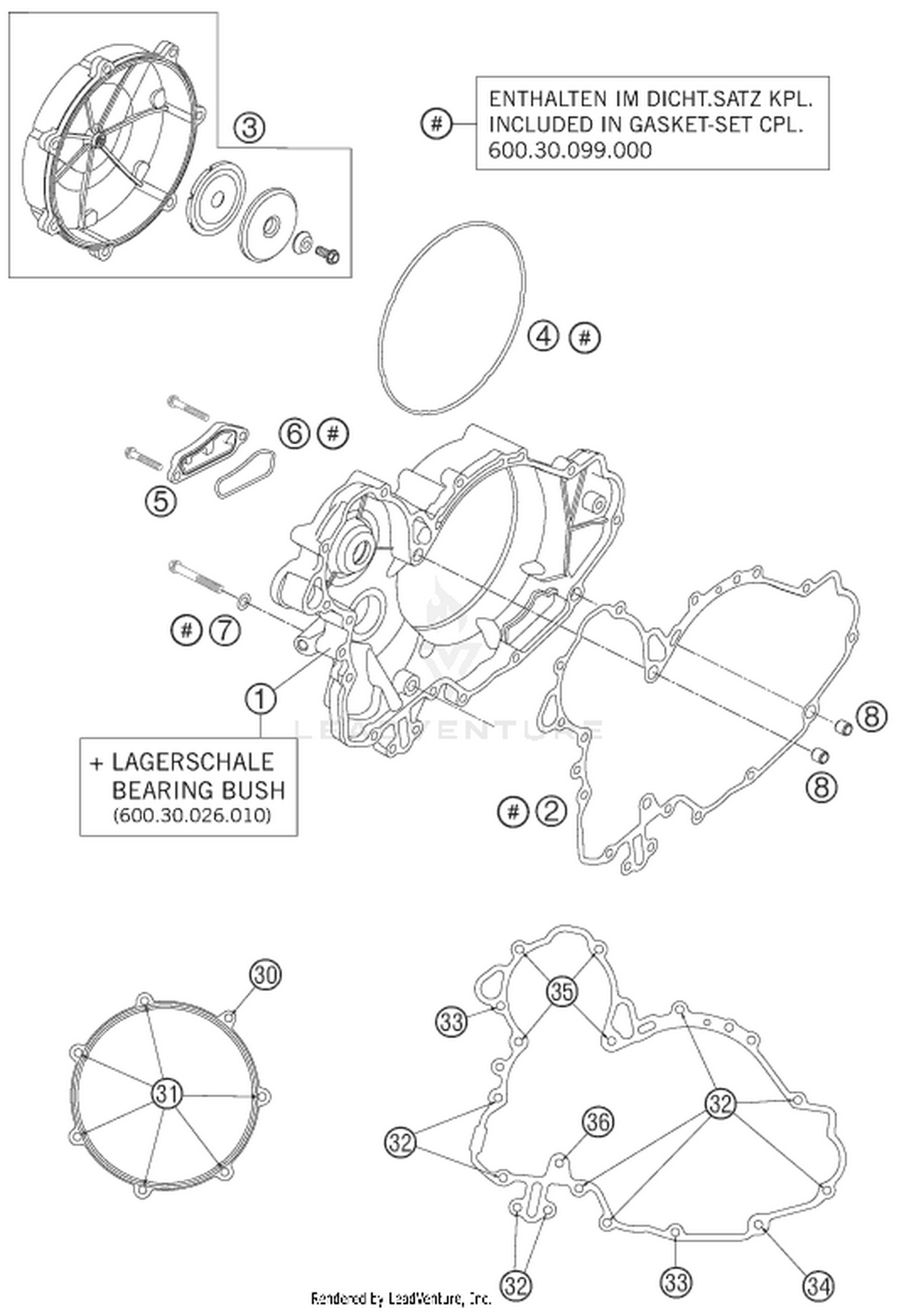 30 CLUTCH COVER
