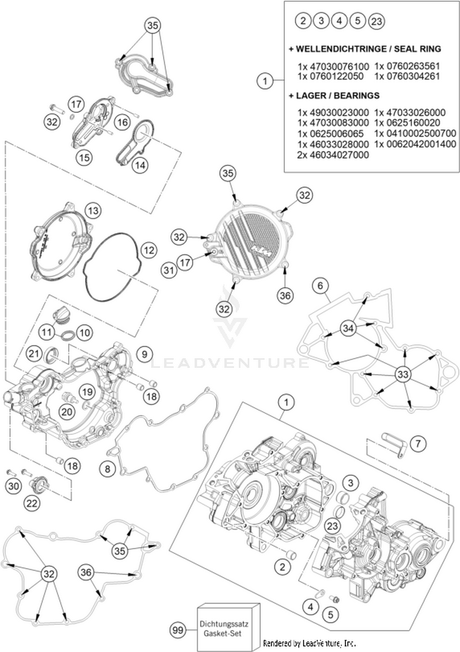30 ENGINE CASE