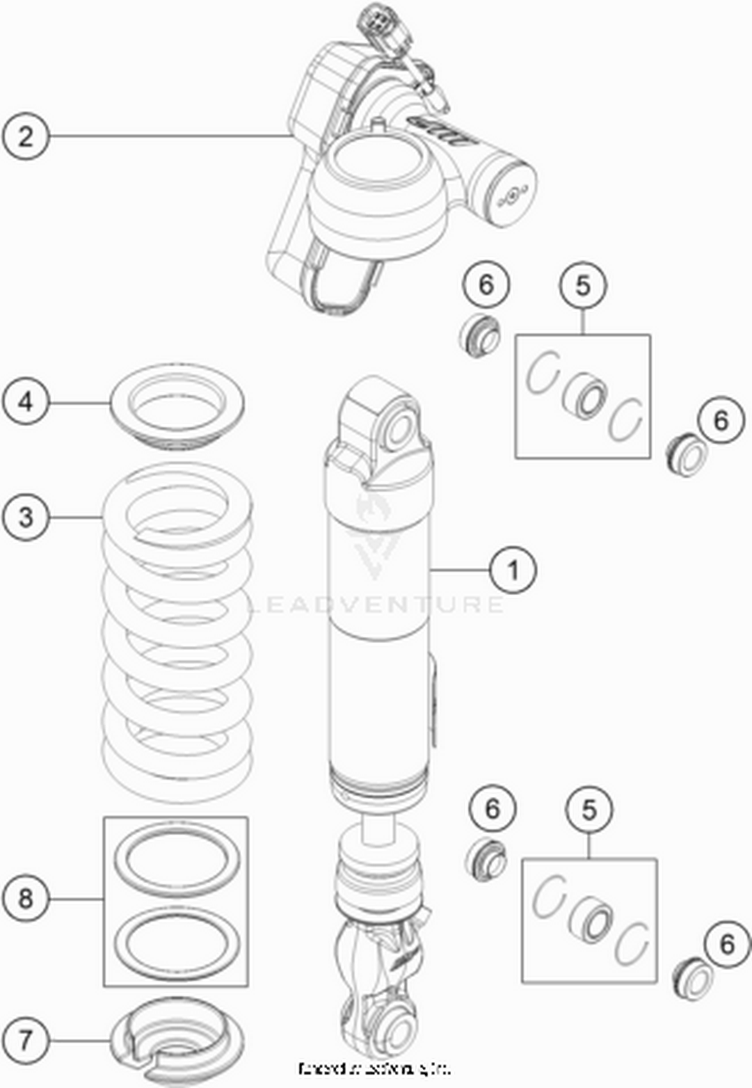 04 SHOCK ABSORBER DISASSEMBLED