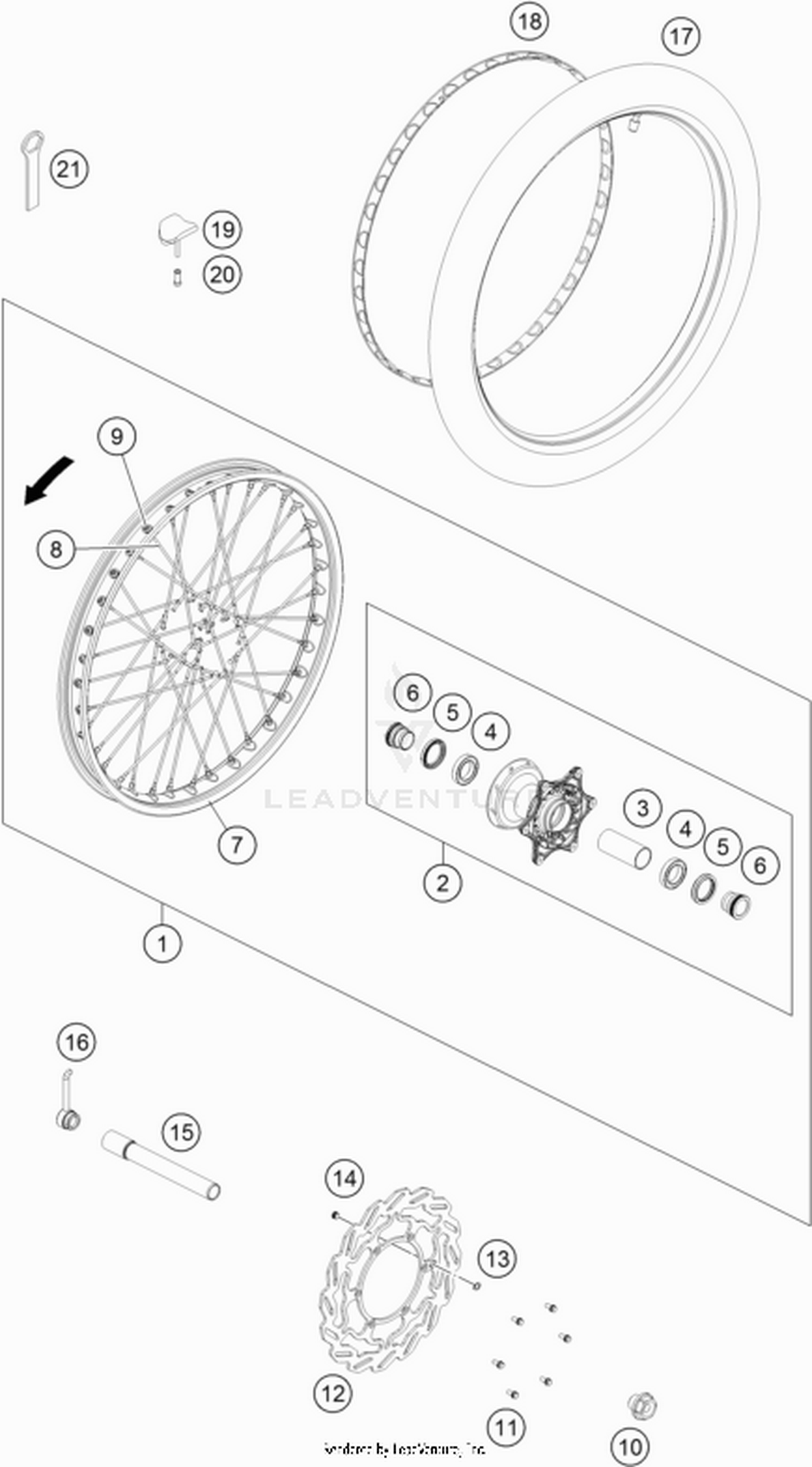 09 FRONT WHEEL