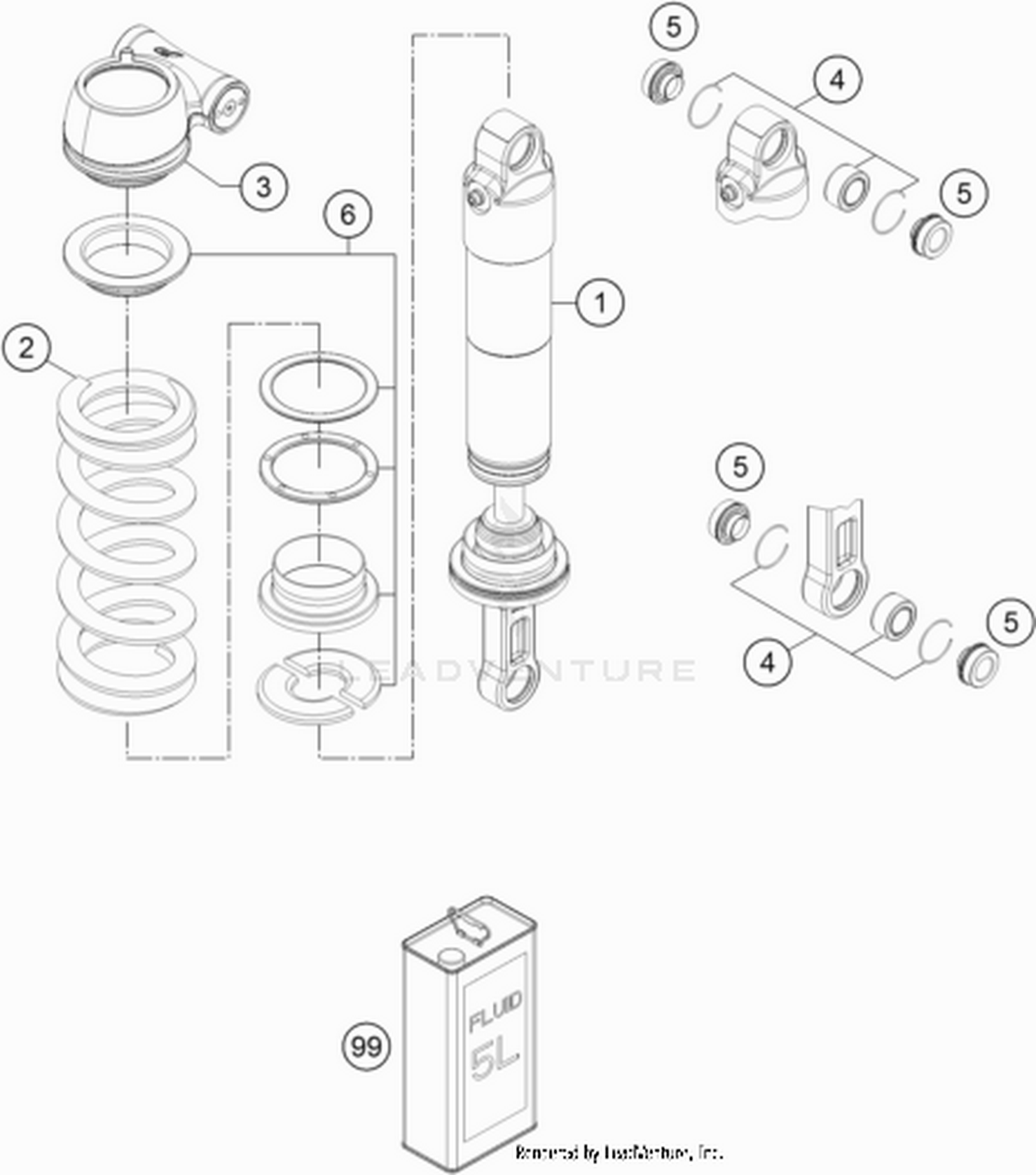 04 SHOCK ABSORBER DISASSEMBLED