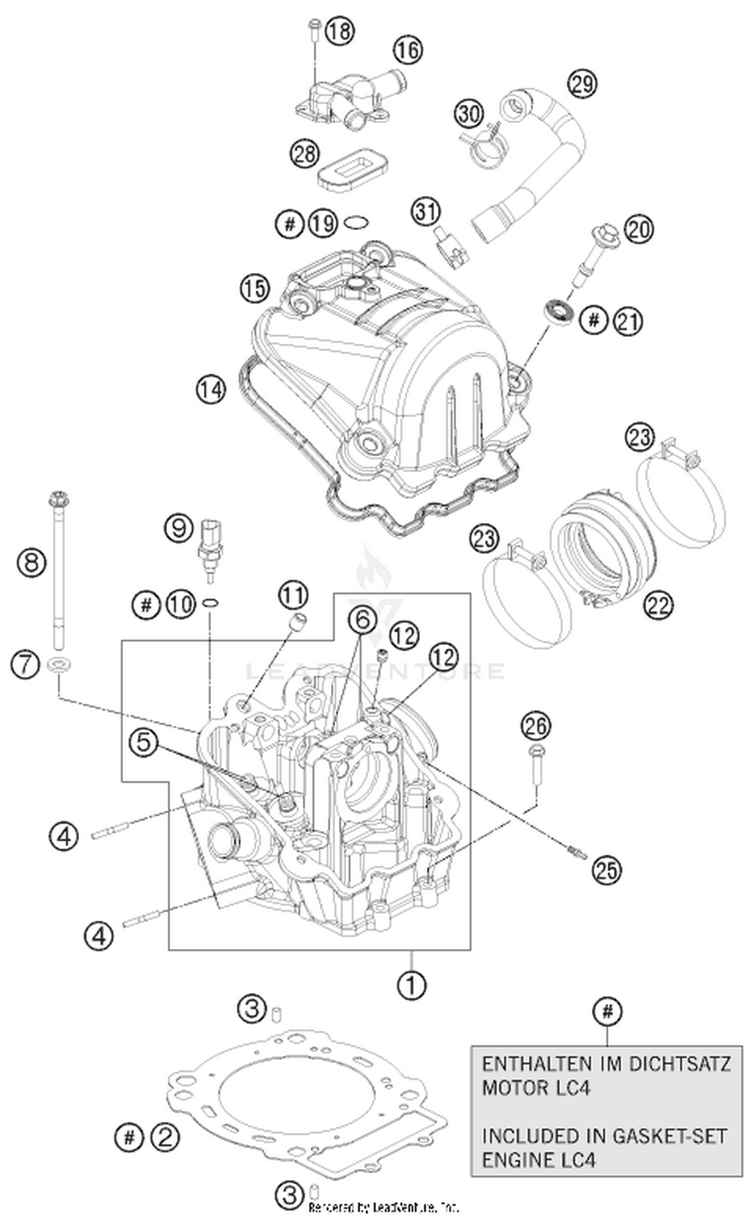 36 CYLINDER HEAD