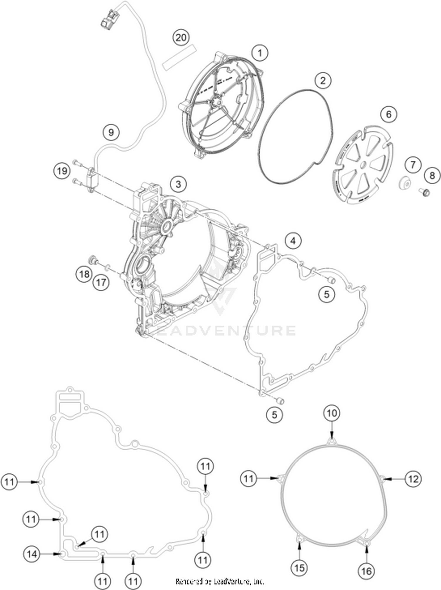 30 CLUTCH COVER
