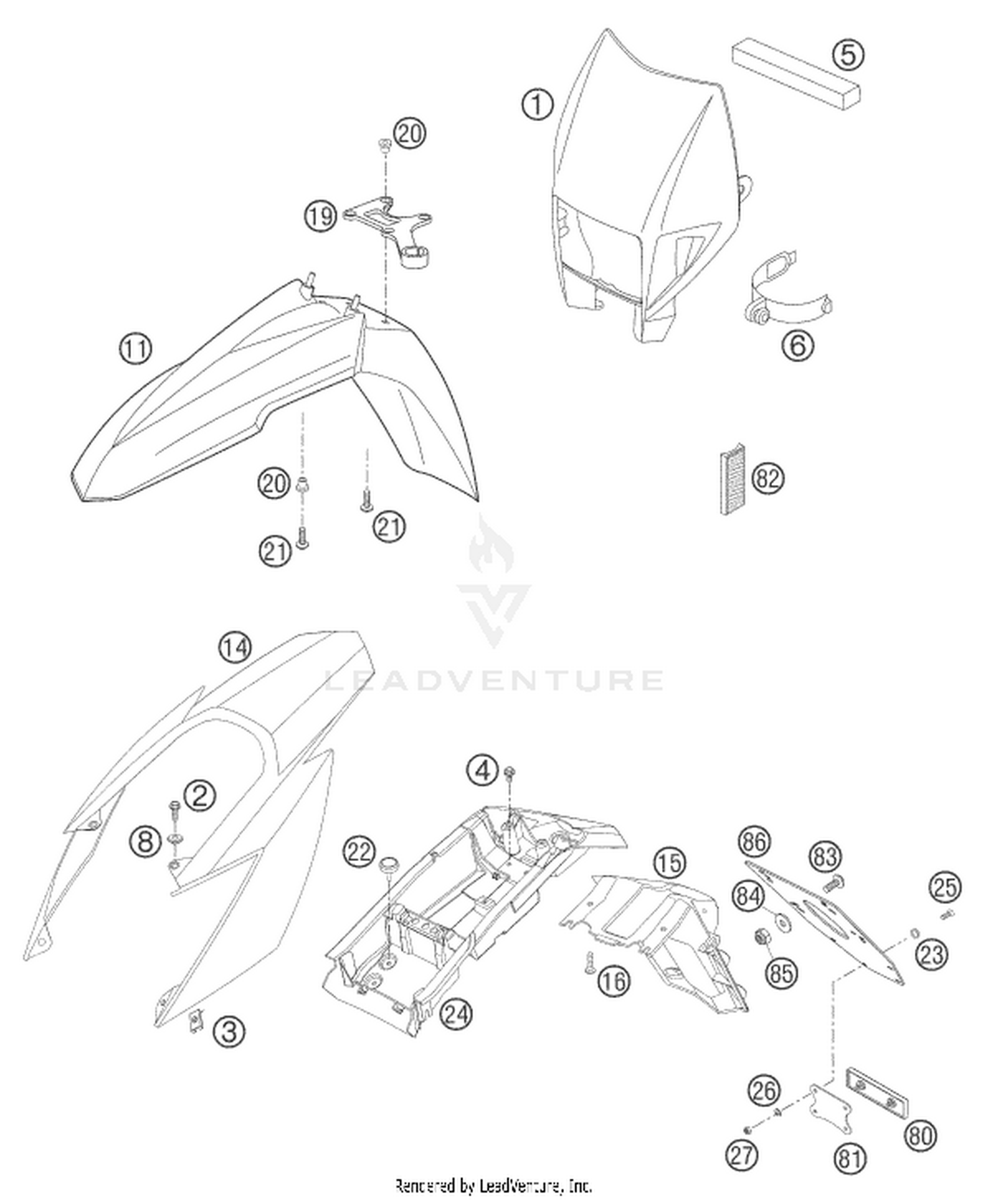 08 MASK, FENDERS