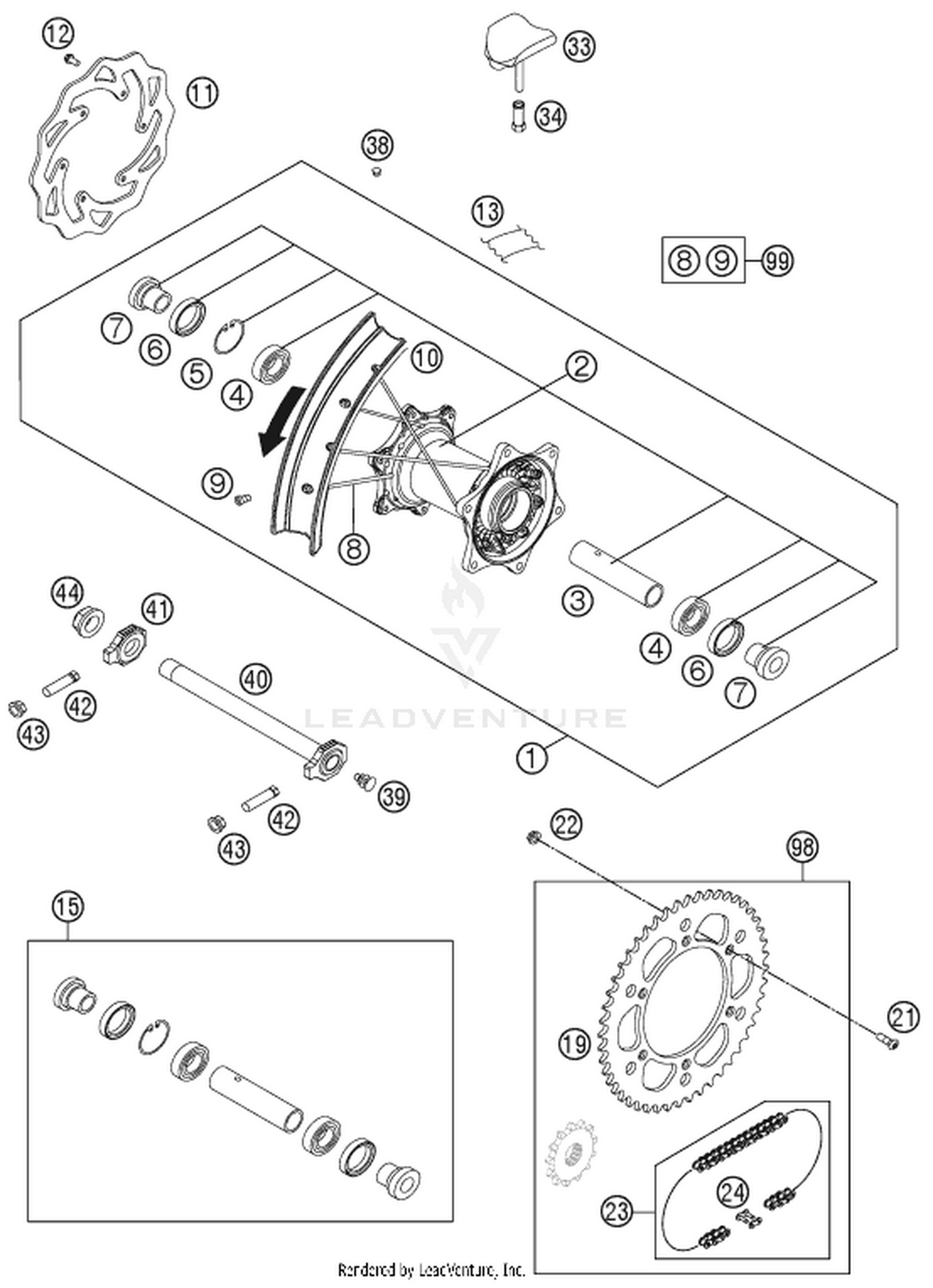 10 REAR WHEEL