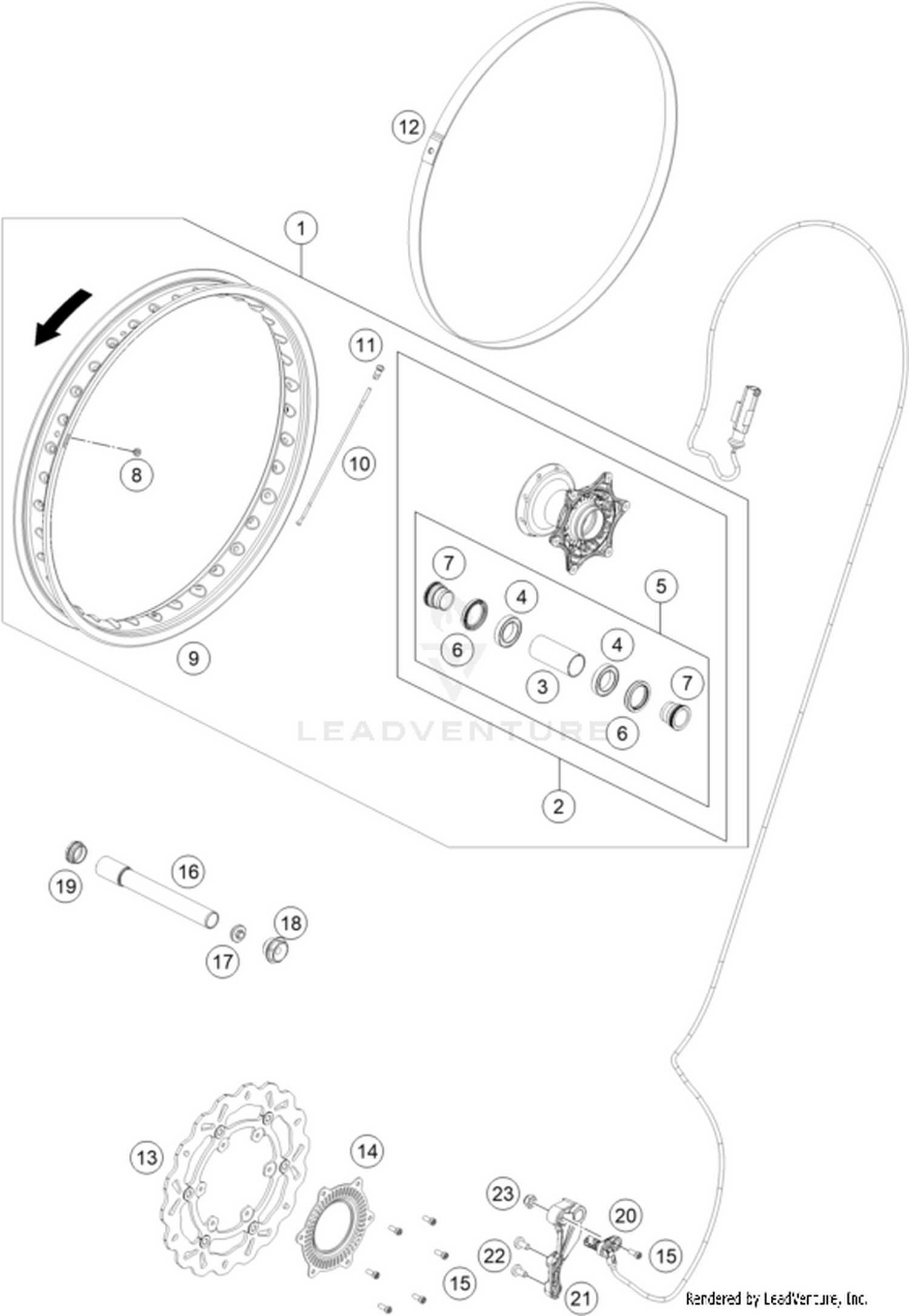 09 FRONT WHEEL