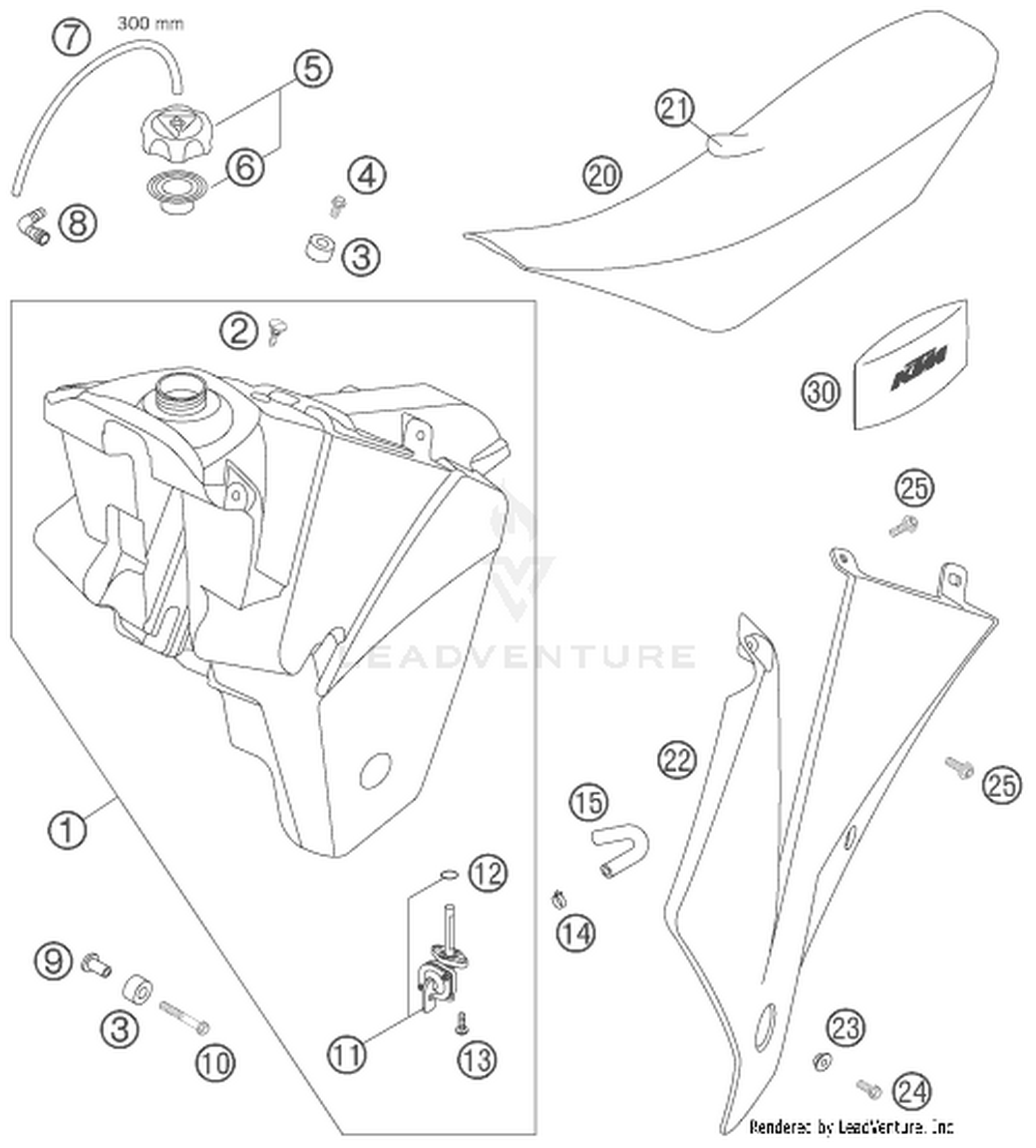 07 TANK, SEAT