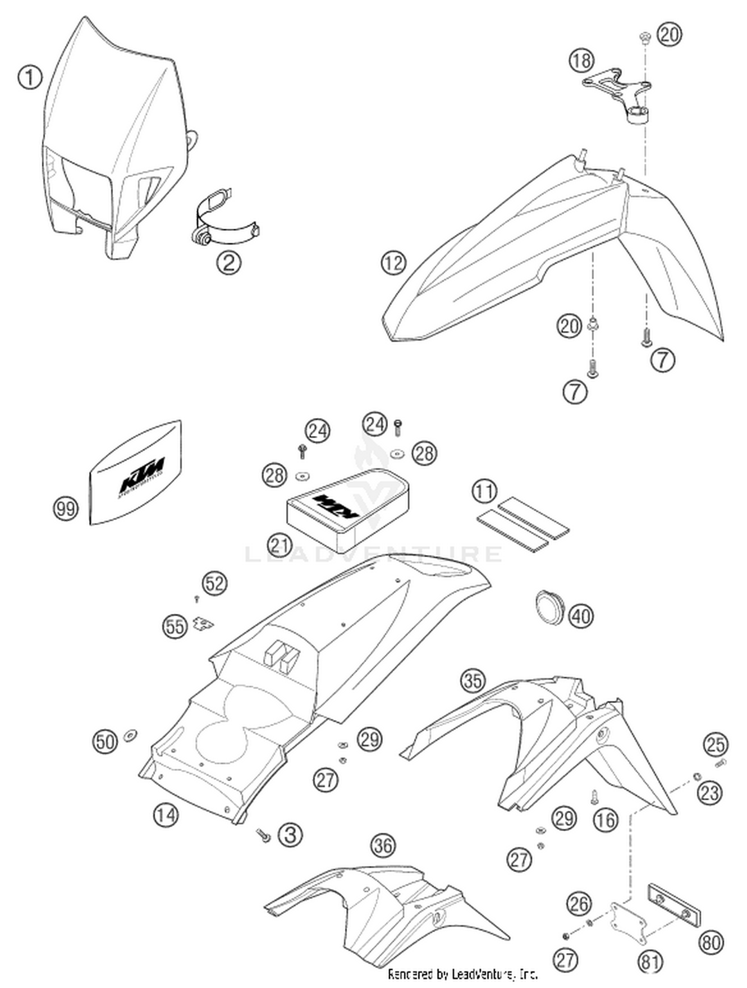 08 MASK, FENDERS