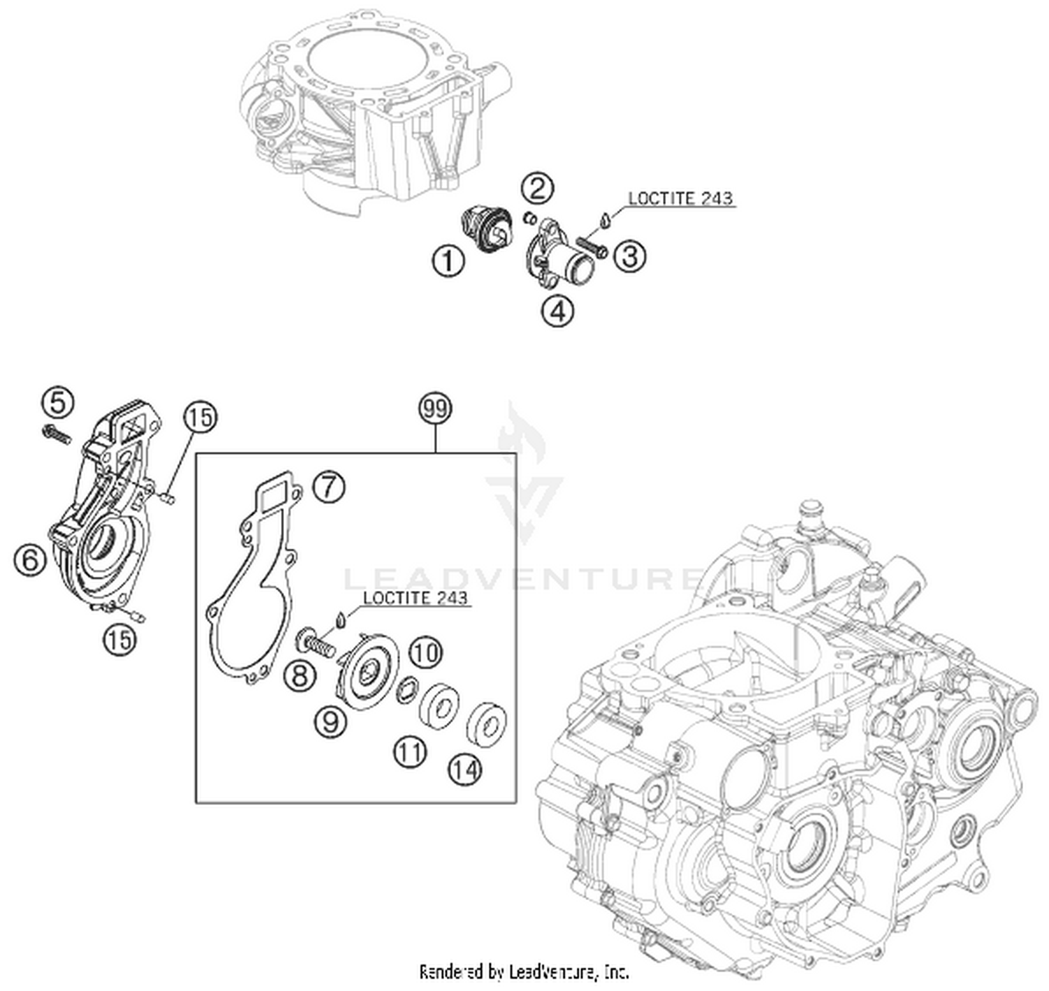 35 WATER PUMP