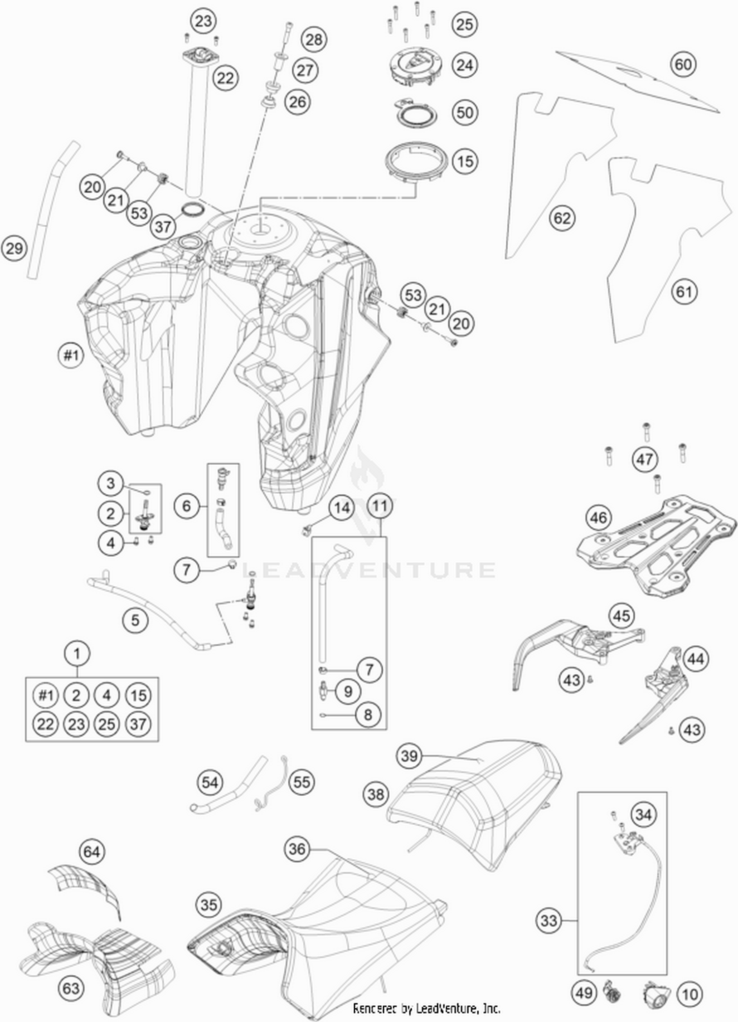 07 TANK, SEAT