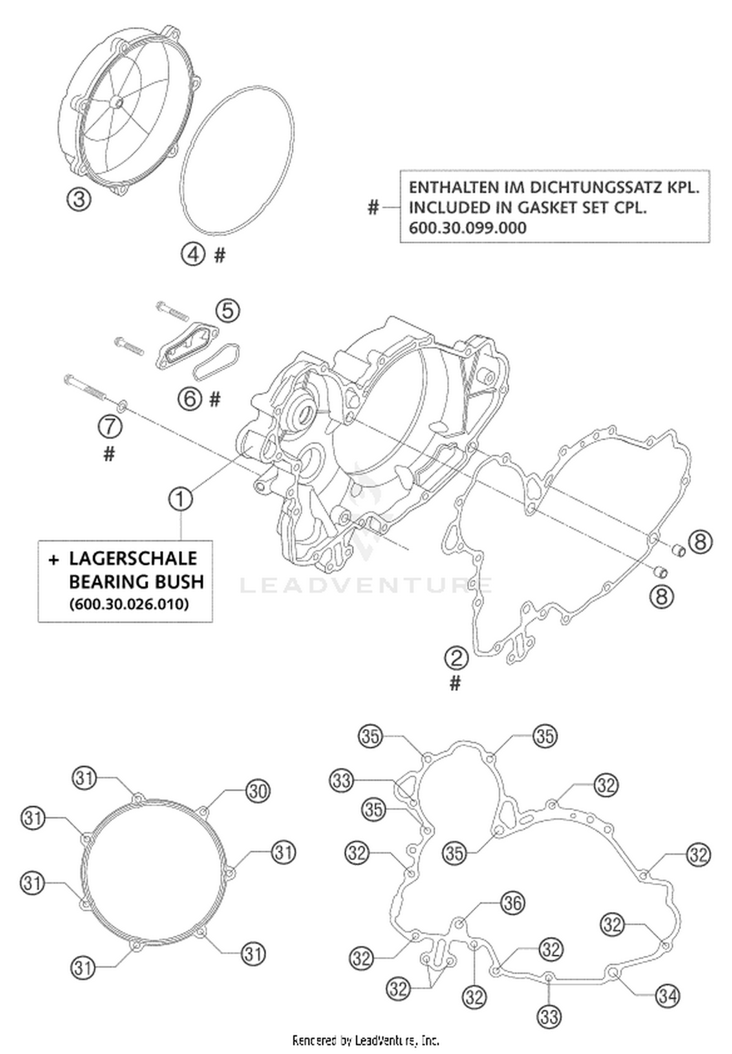 30 CLUTCH COVER
