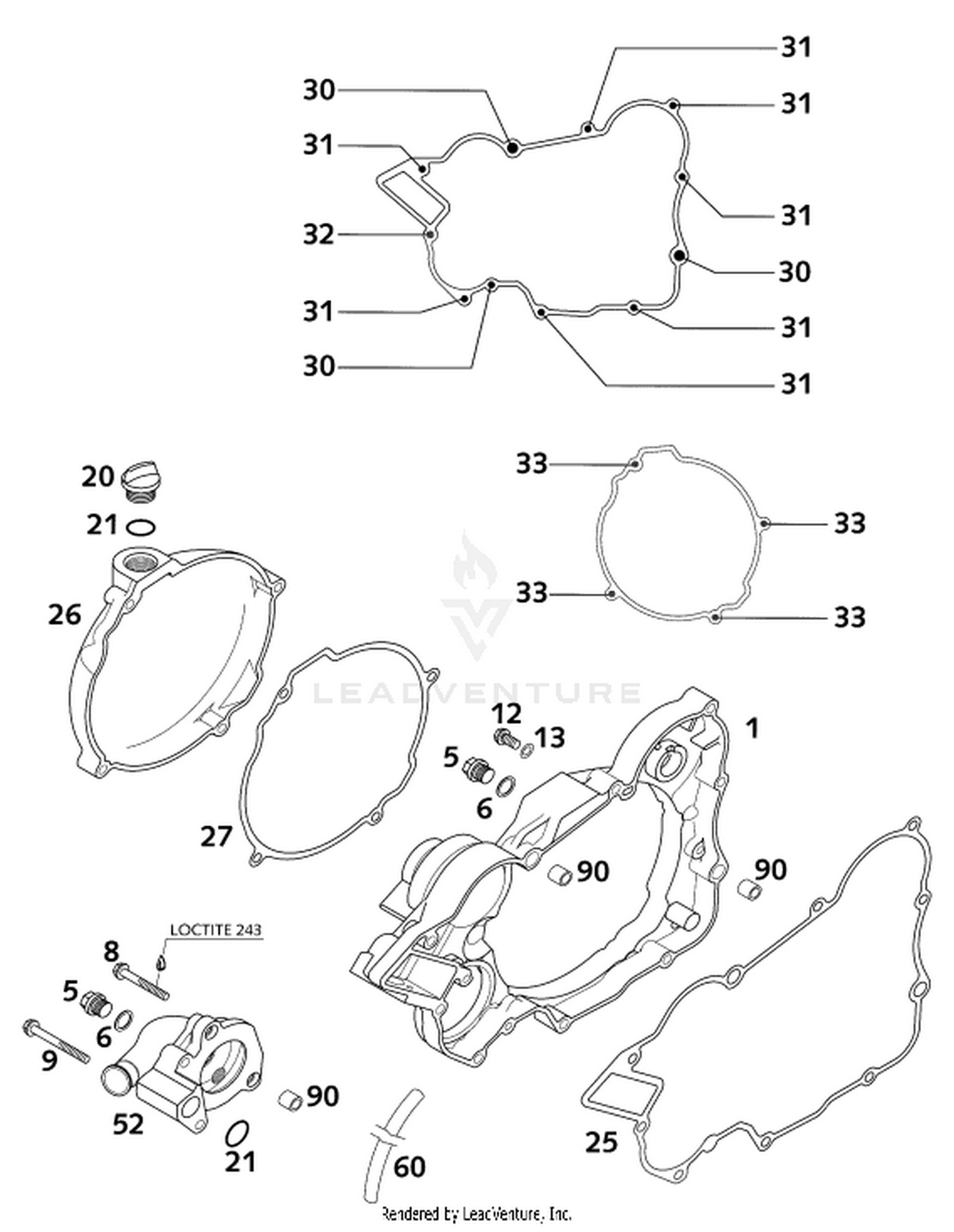30 CLUTCH COVER