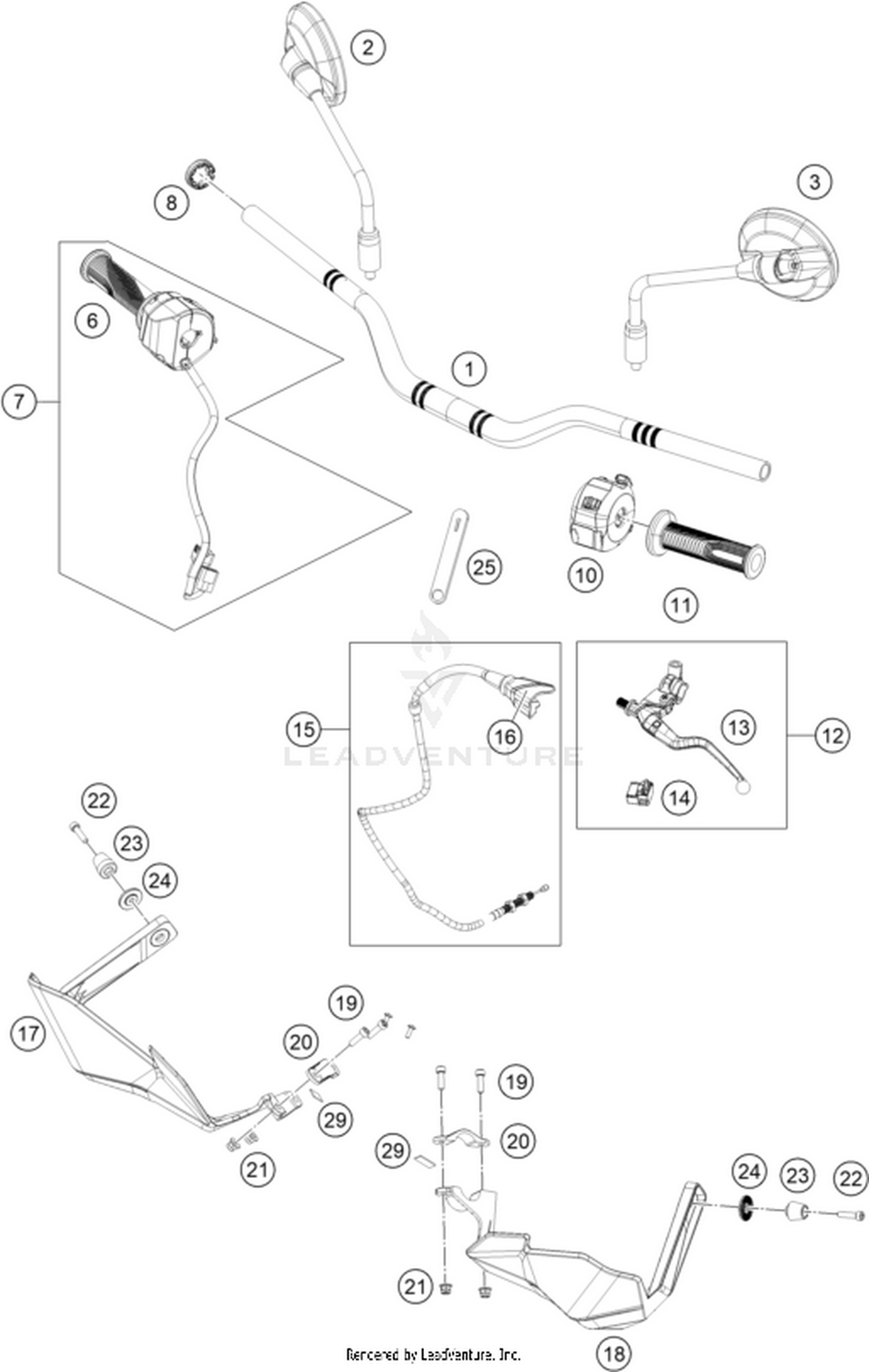 02 HANDLEBAR, CONTROLS