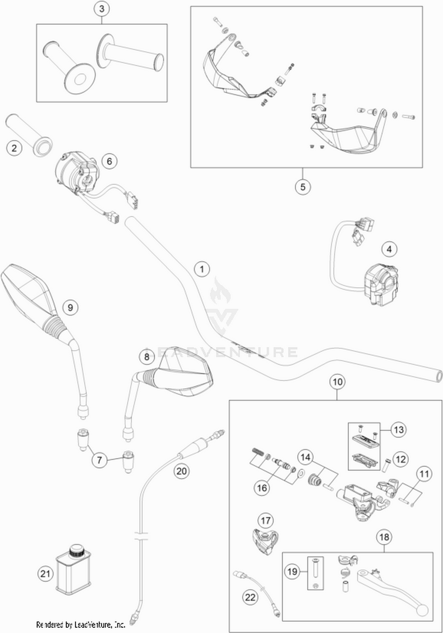02 HANDLEBAR, CONTROLS