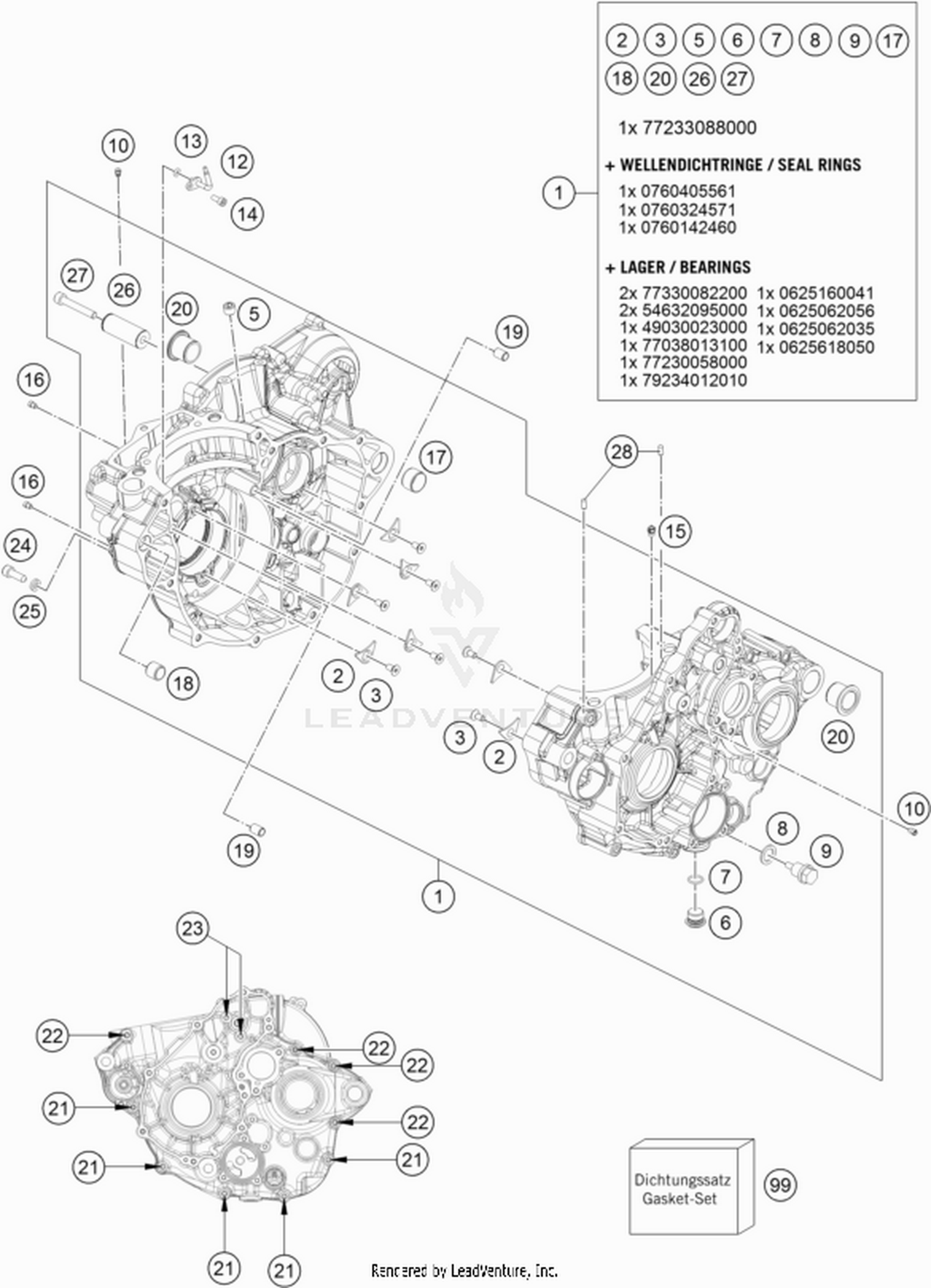 30 ENGINE CASE