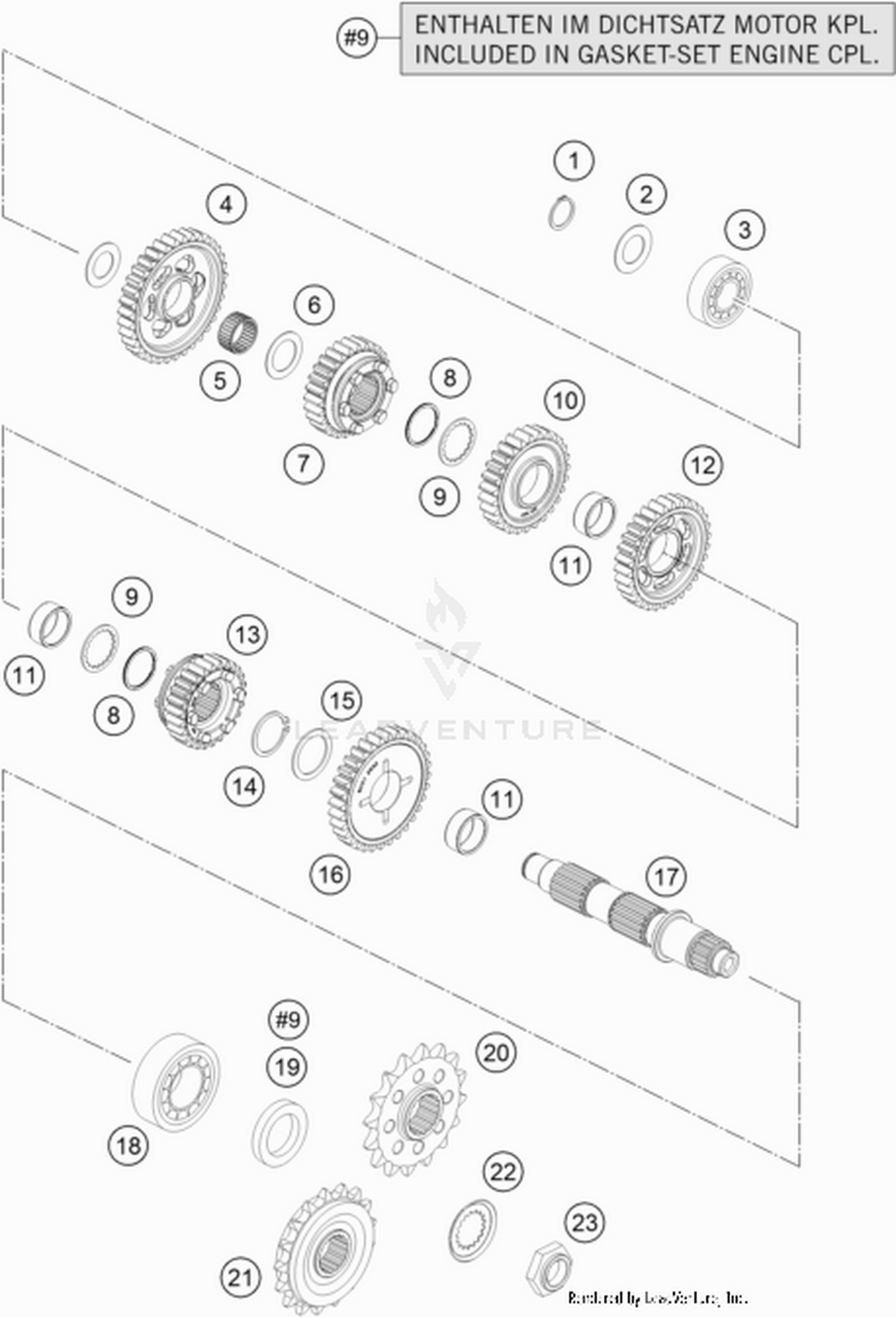 33 TRANSMISSION II - COUNTERSHAFT