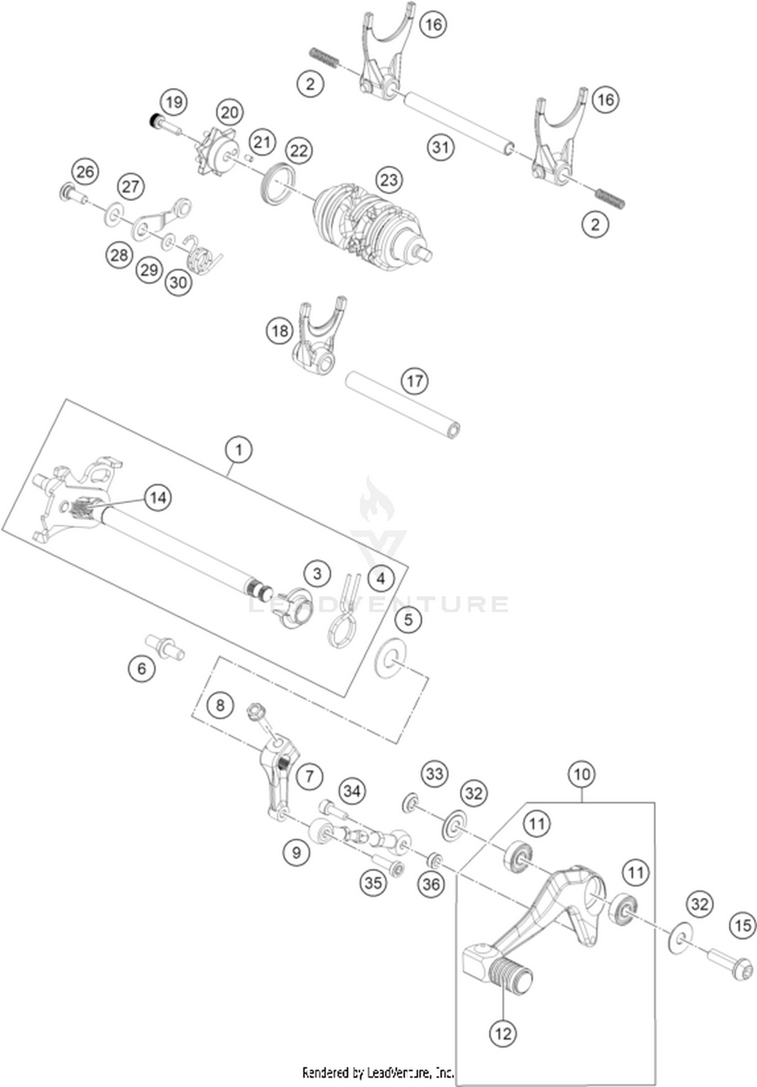 34 SHIFTING MECHANISM