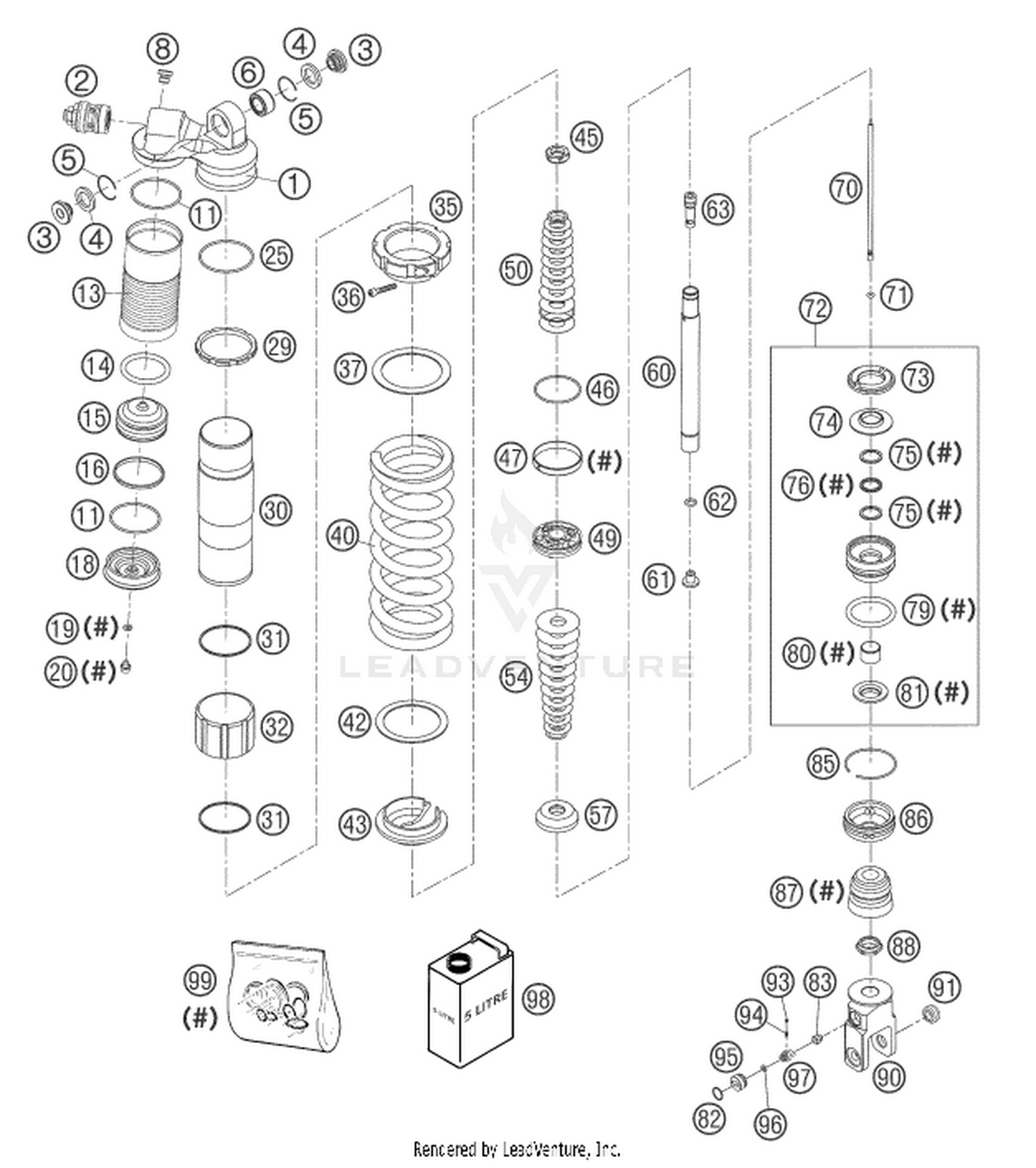 04 SHOCK ABSORBER DISASSEMBLED