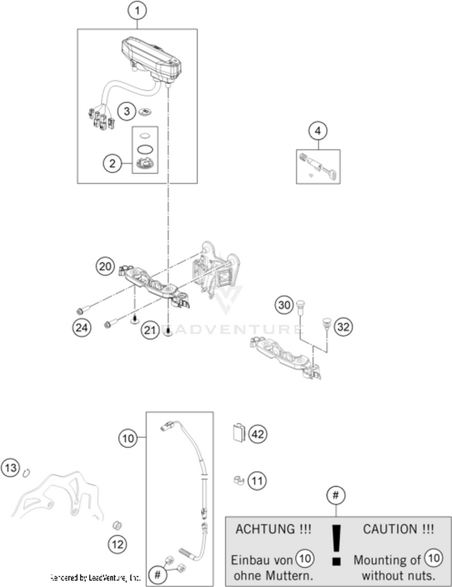 14 INSTRUMENTS / LOCK SYSTEM