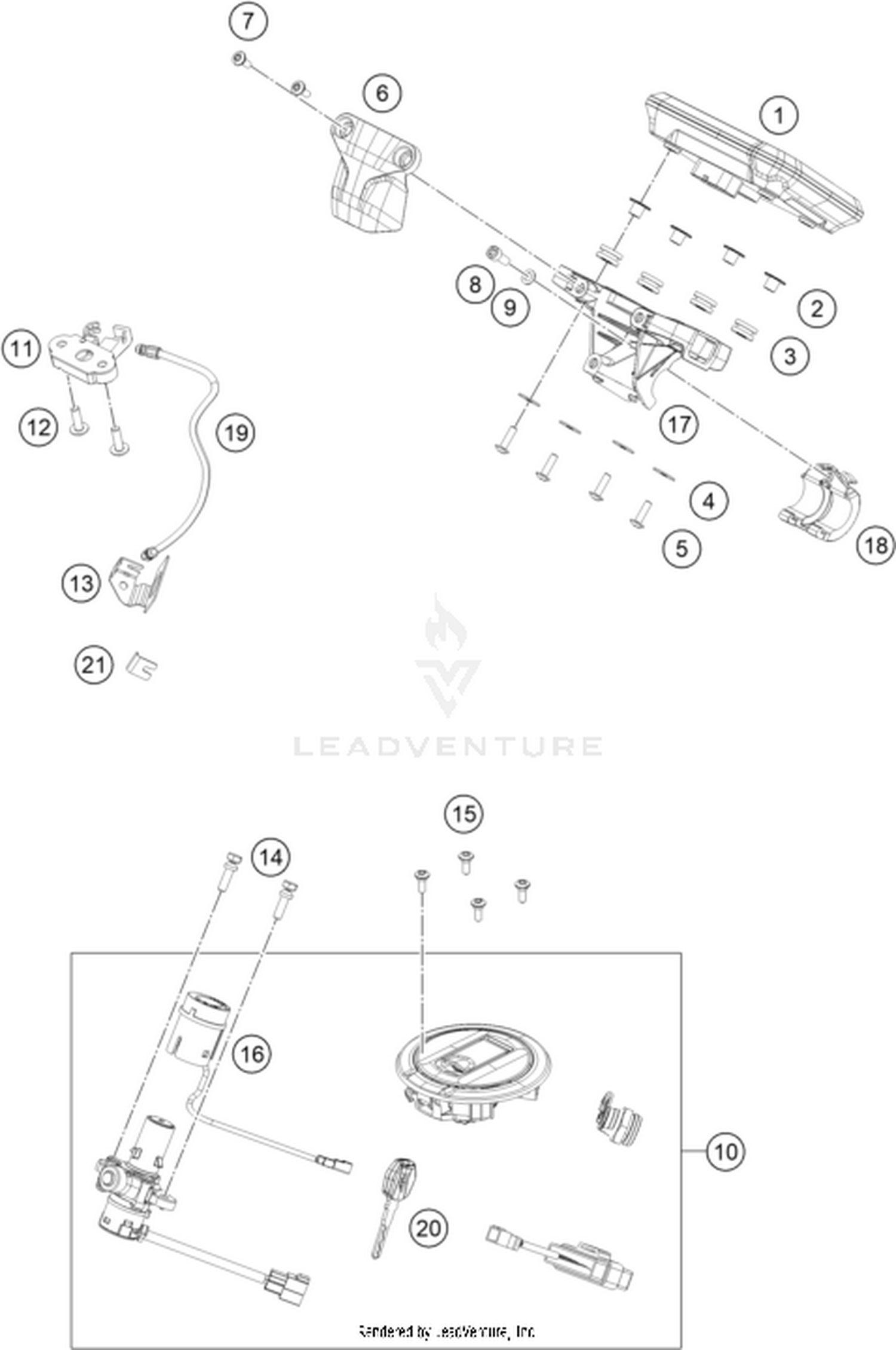 14 INSTRUMENTS / LOCK SYSTEM