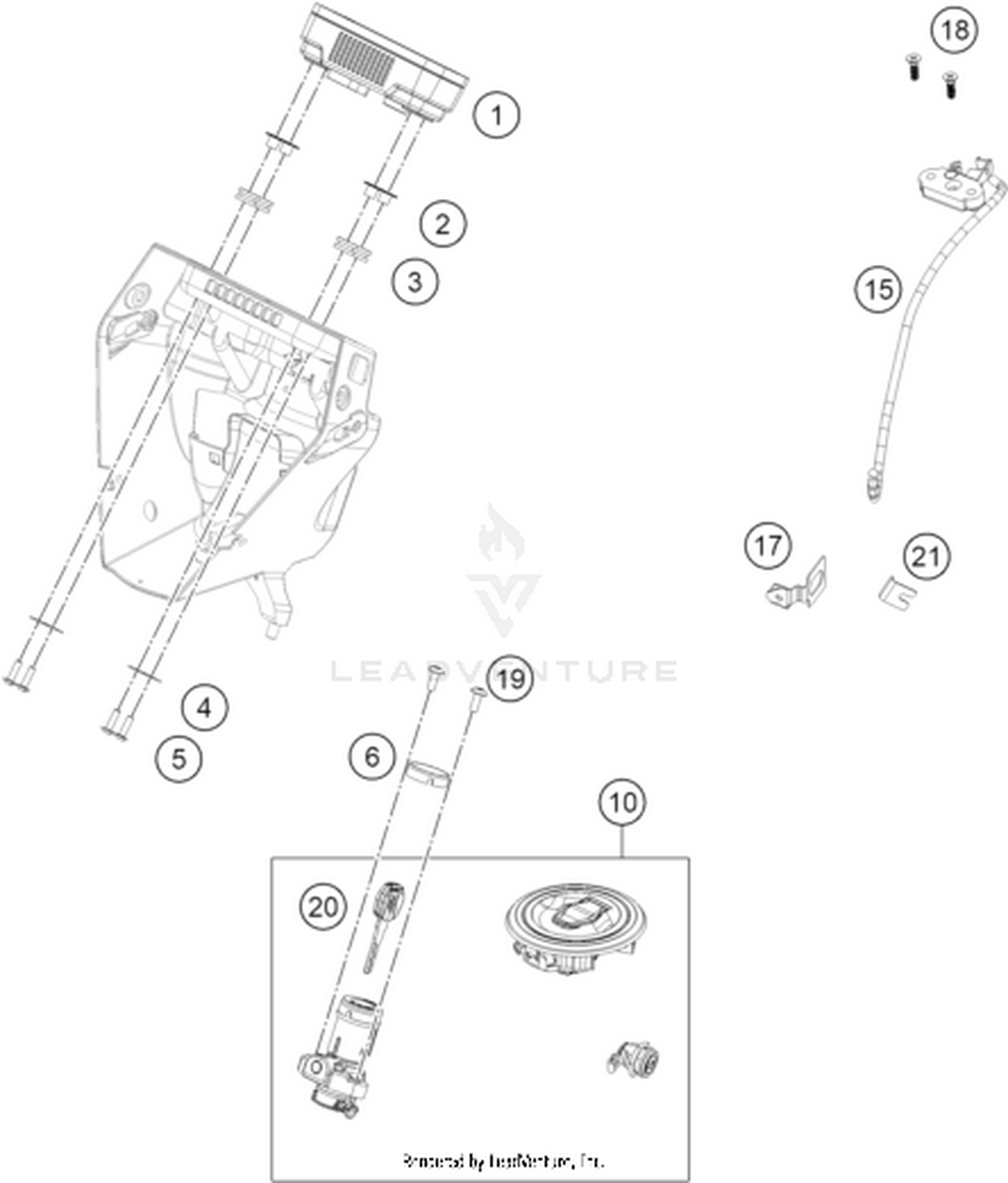 14 INSTRUMENTS / LOCK SYSTEM