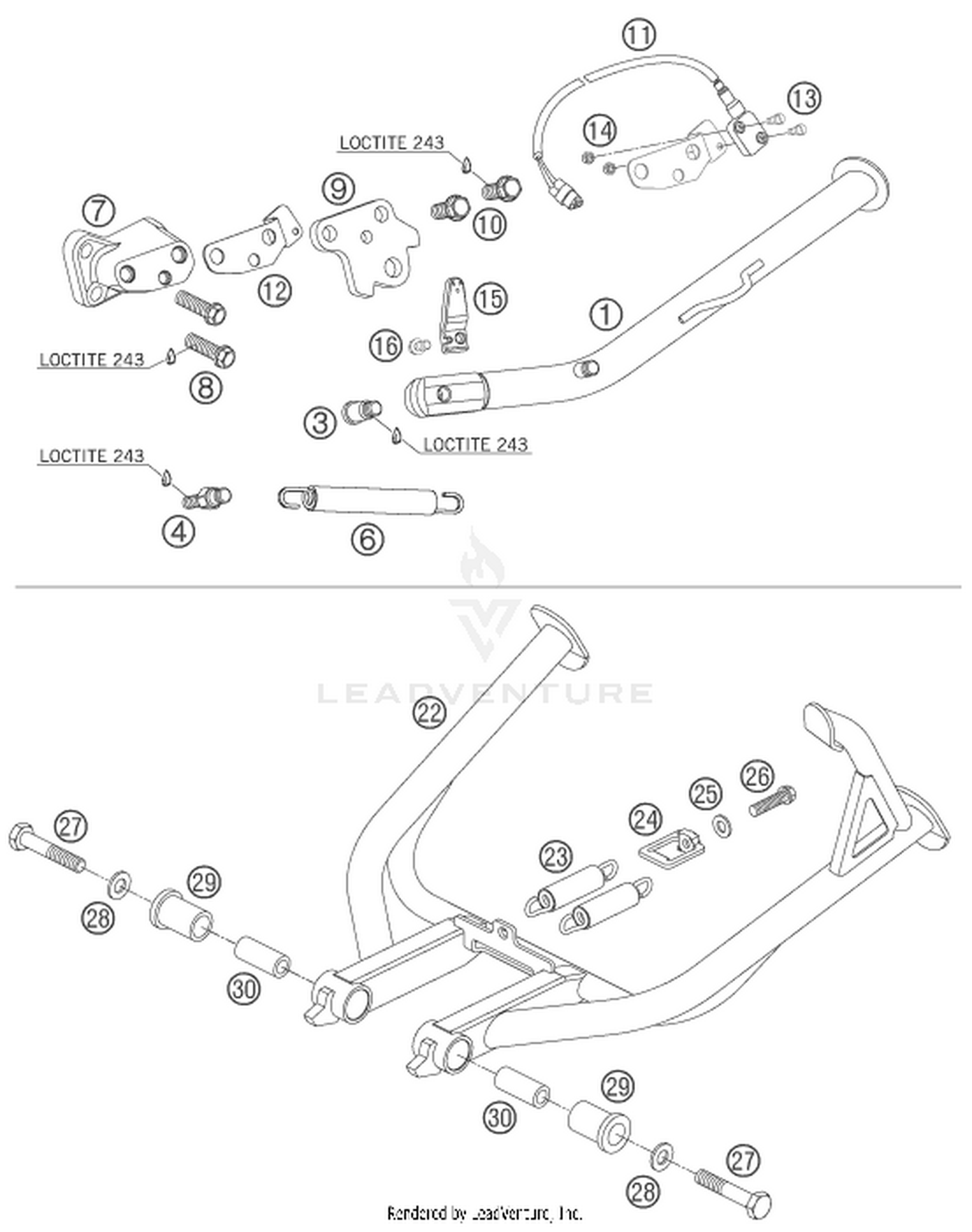 03 SIDE / CENTER STAND