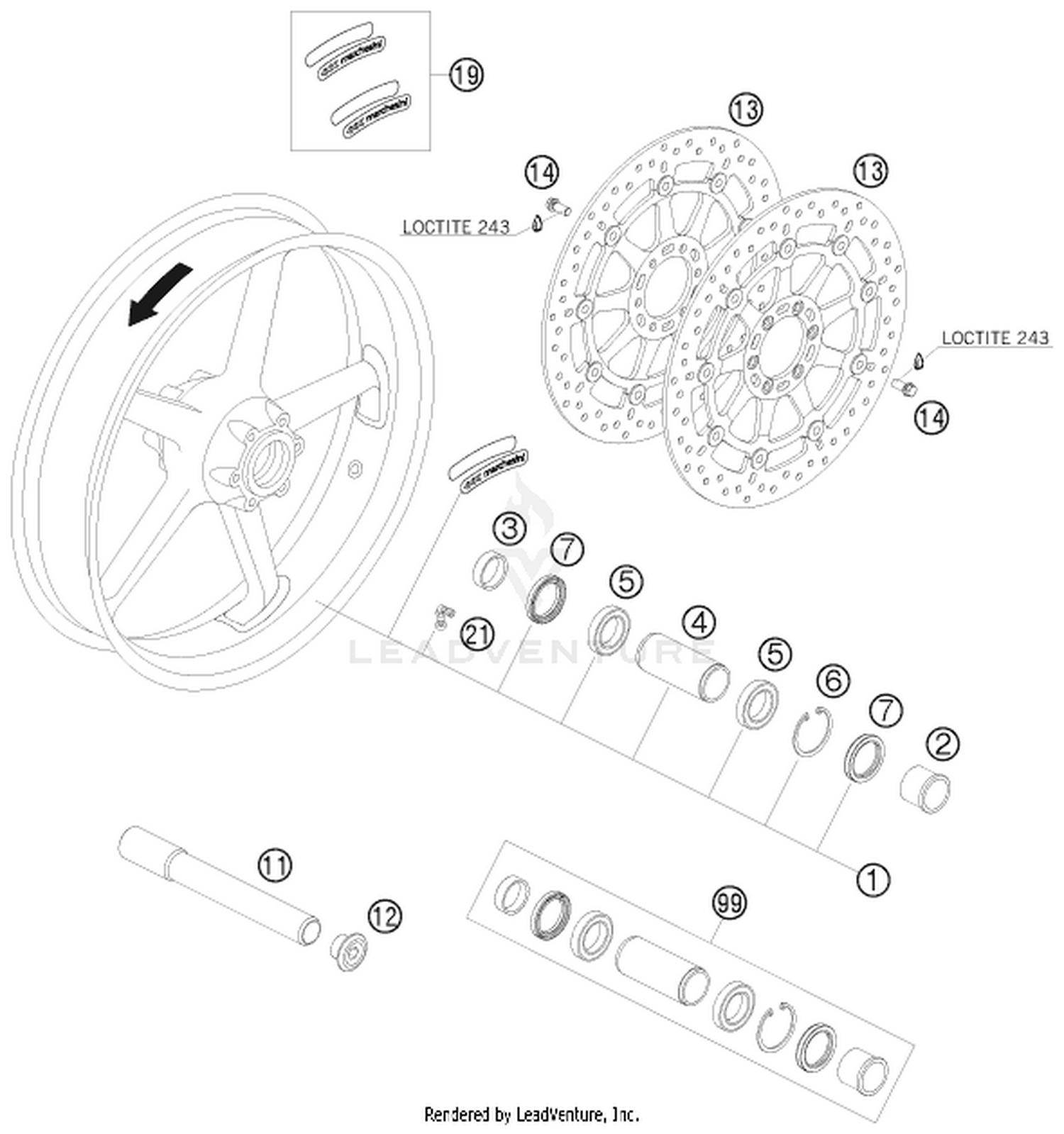 09 FRONT WHEEL