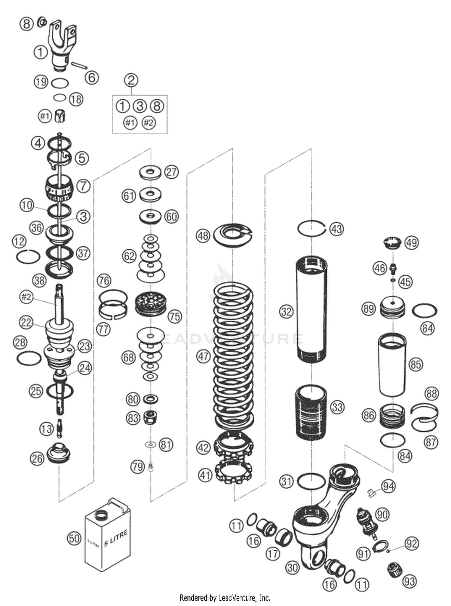 04 SHOCK ABSORBER DISASSEMBLED