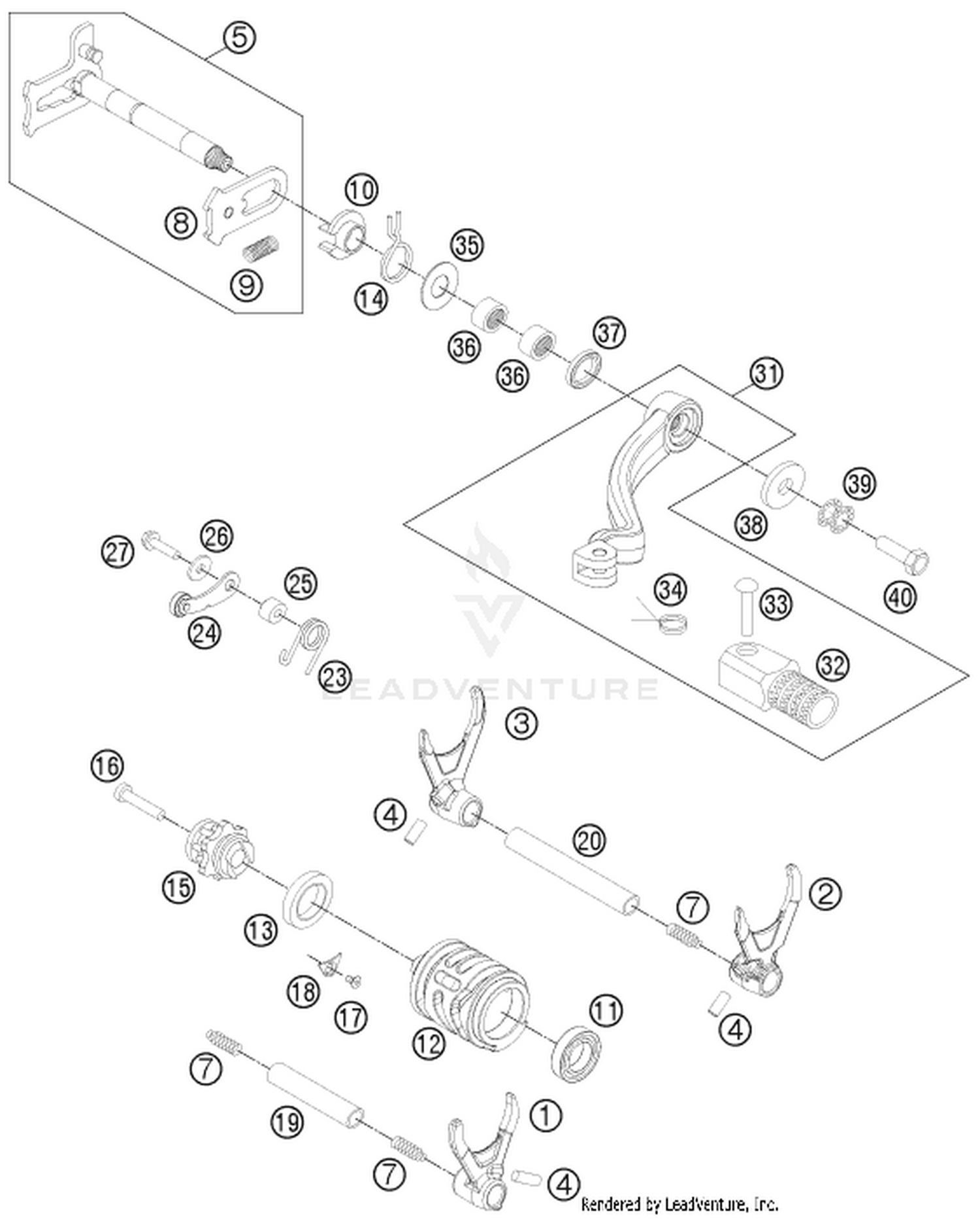 34 SHIFTING MECHANISM