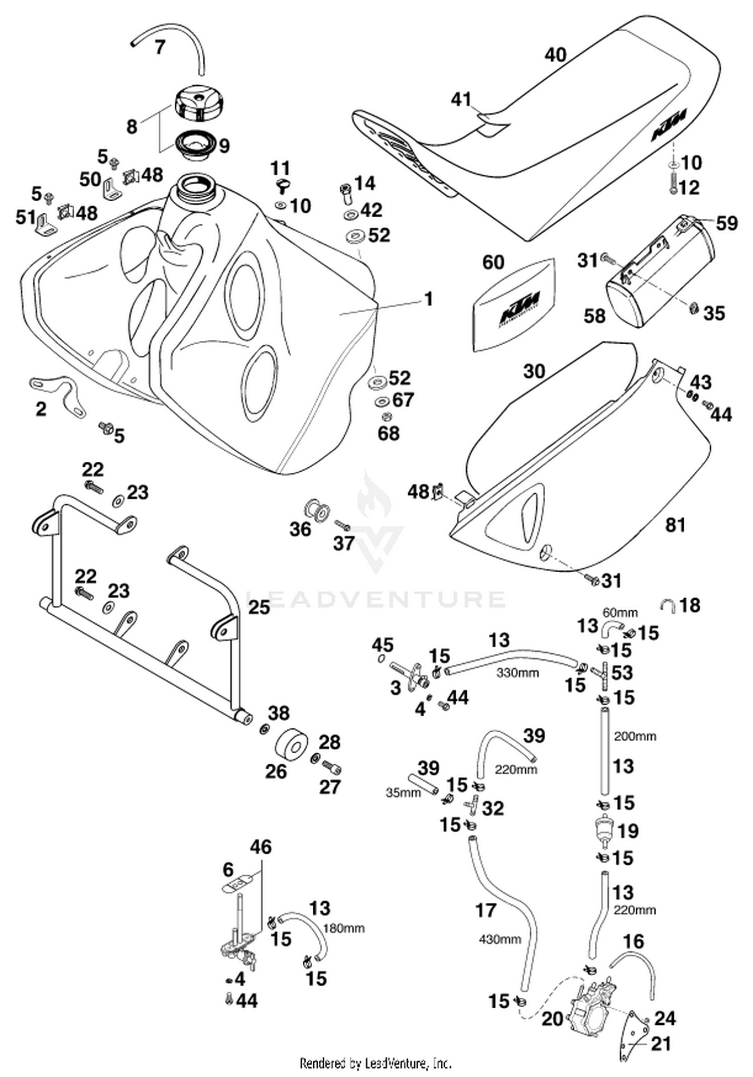 07 TANK, SEAT