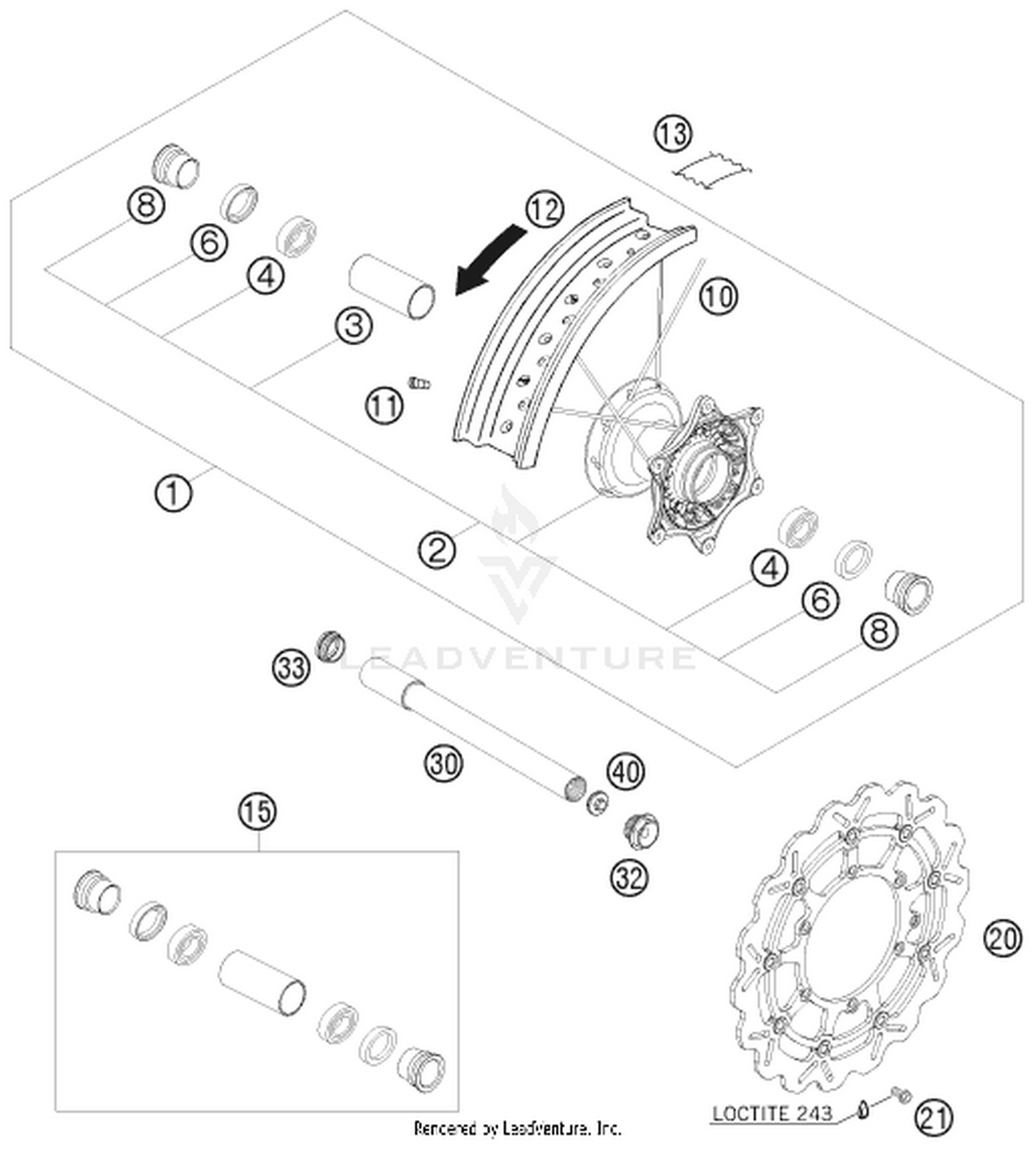 09 FRONT WHEEL