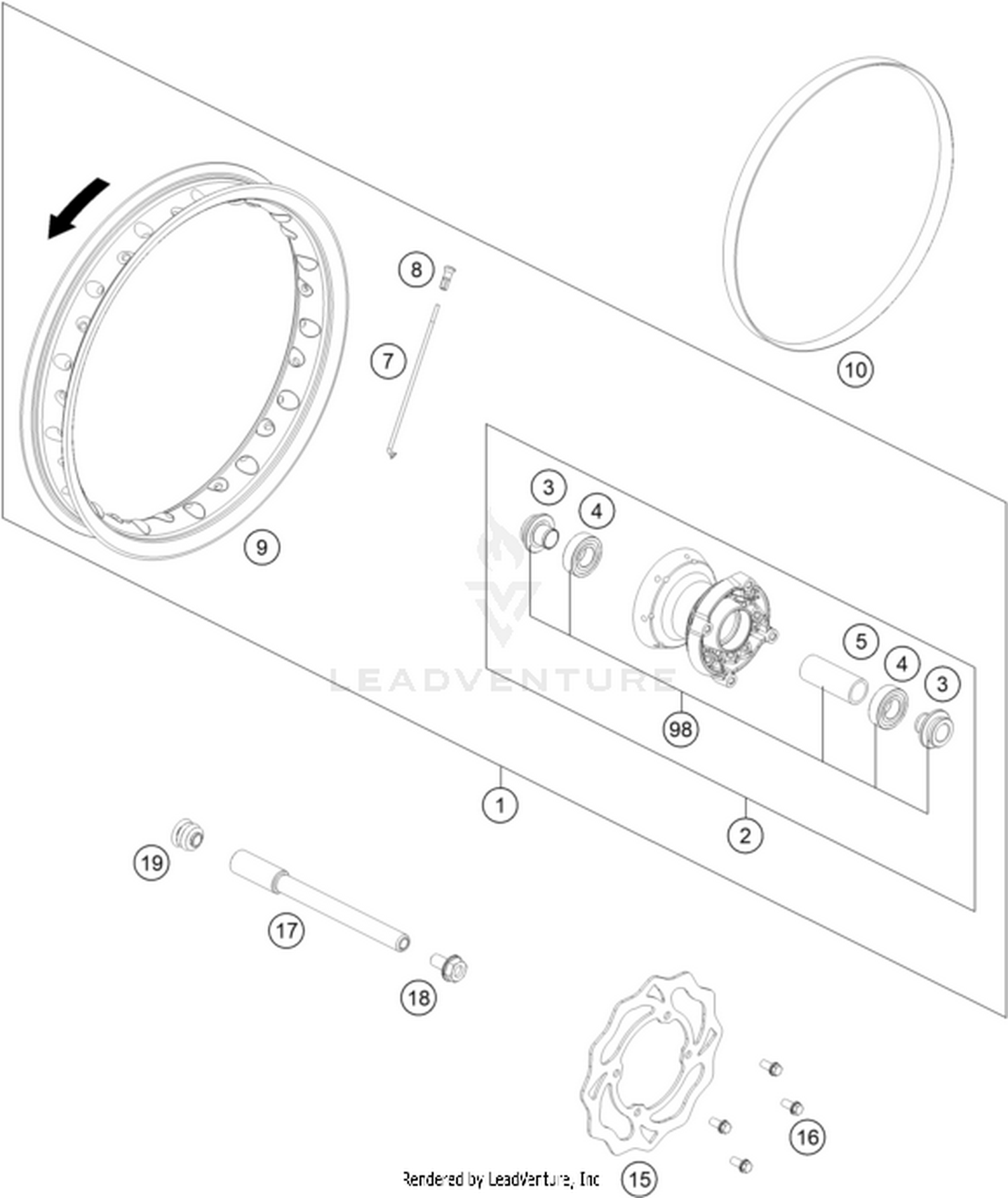 09 FRONT WHEEL