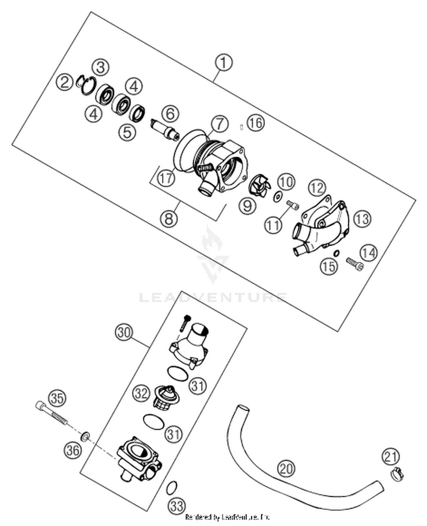 35 WATER PUMP