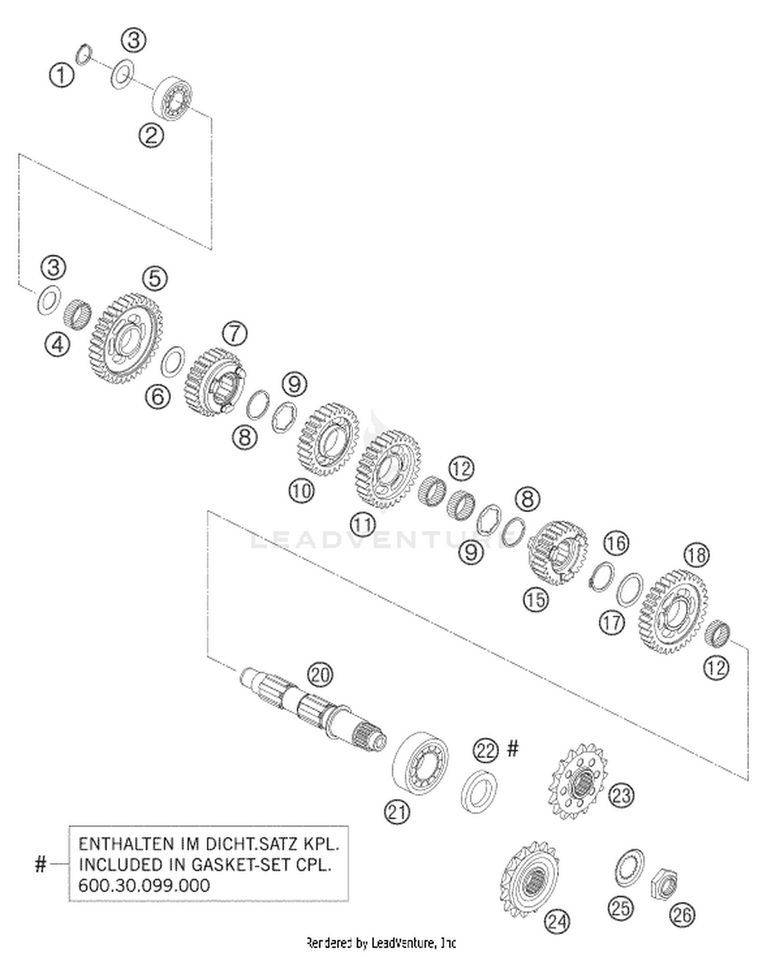 33 TRANSMISSION II - COUNTERSHAFT