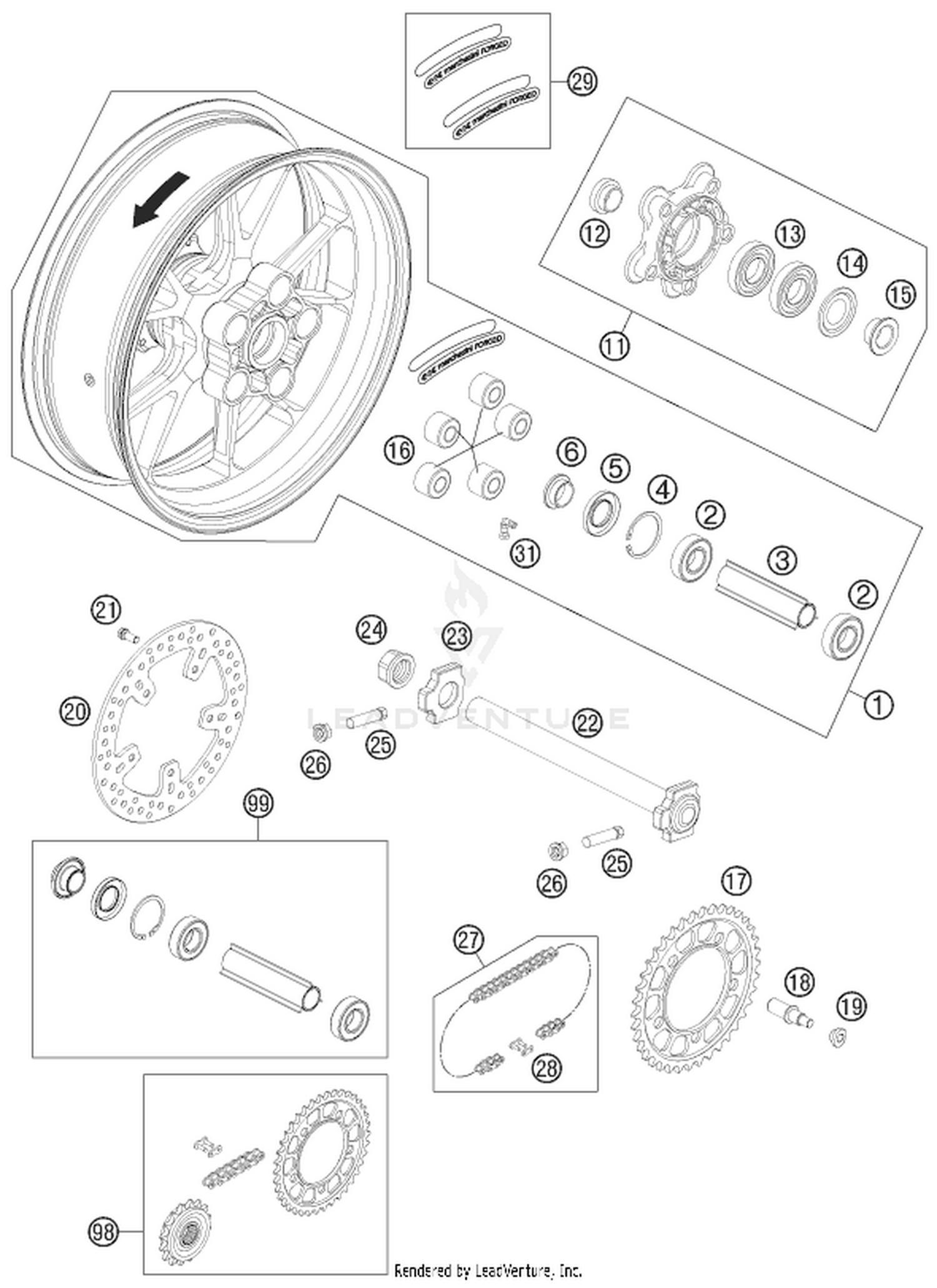 10 REAR WHEEL