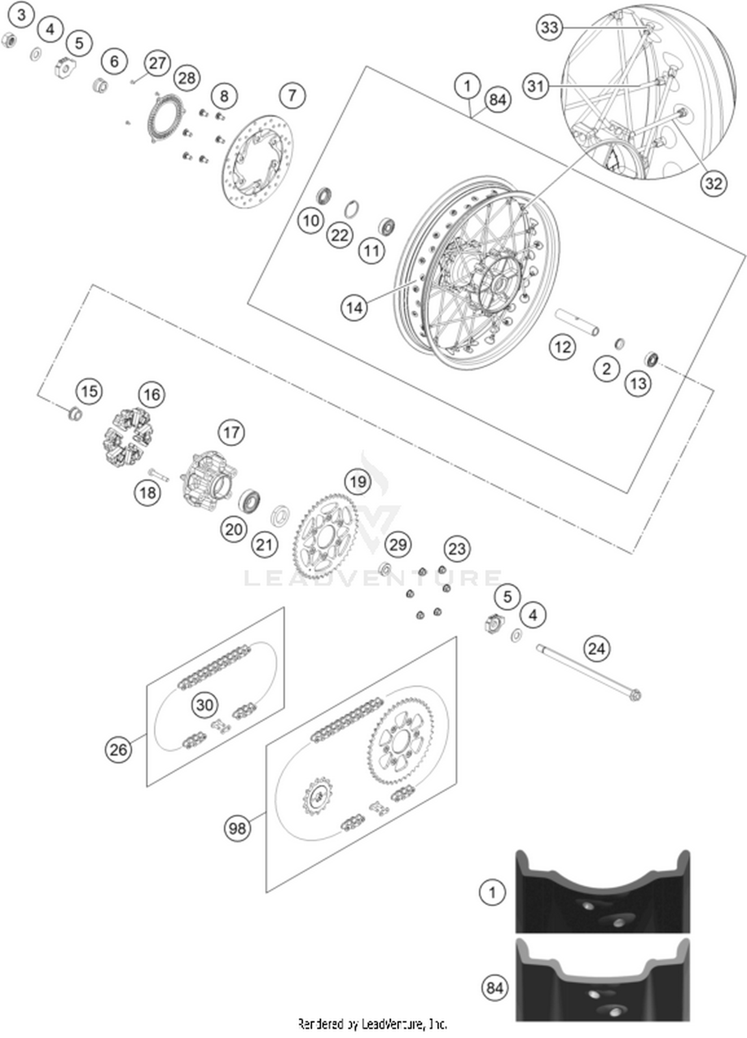 10 REAR WHEEL
