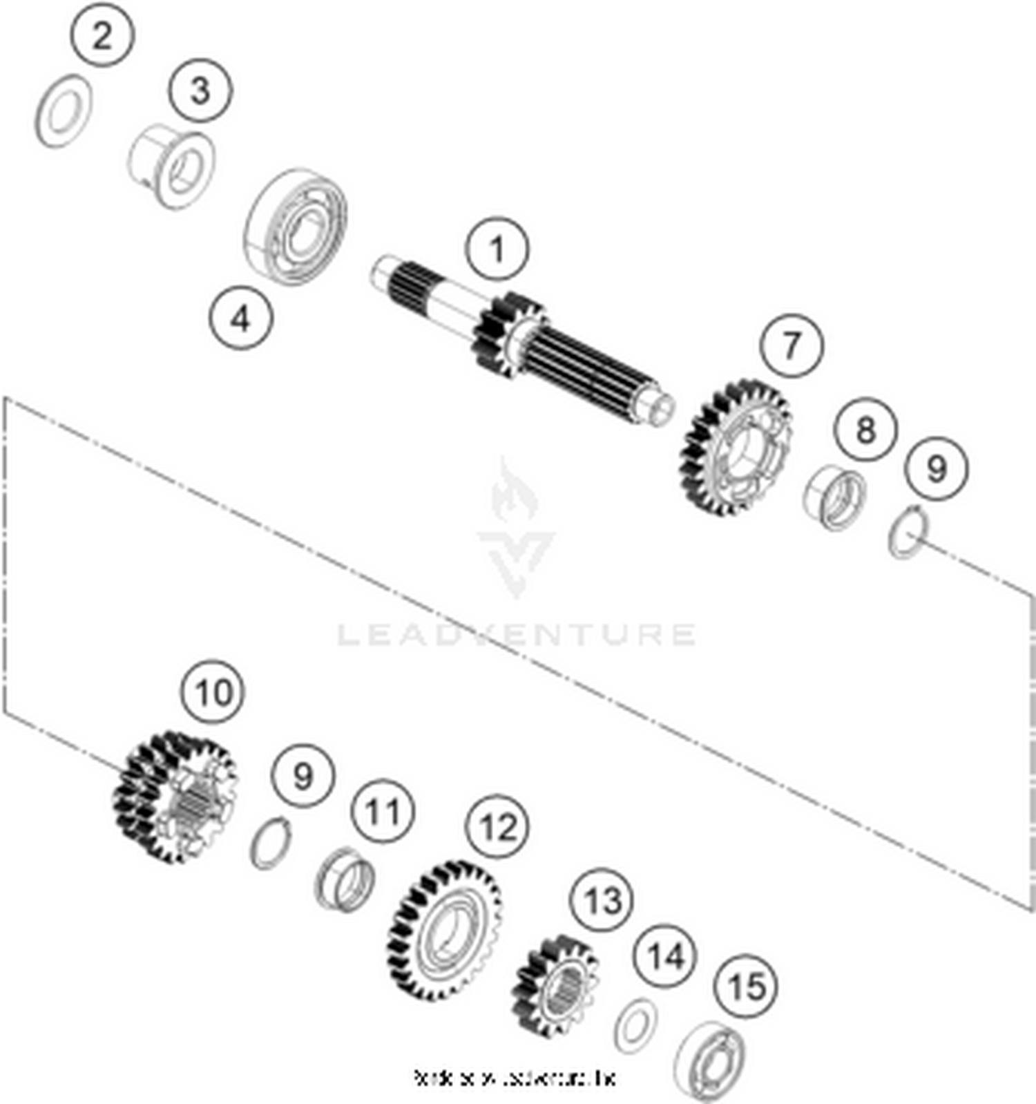 33 TRANSMISSION I - MAIN SHAFT